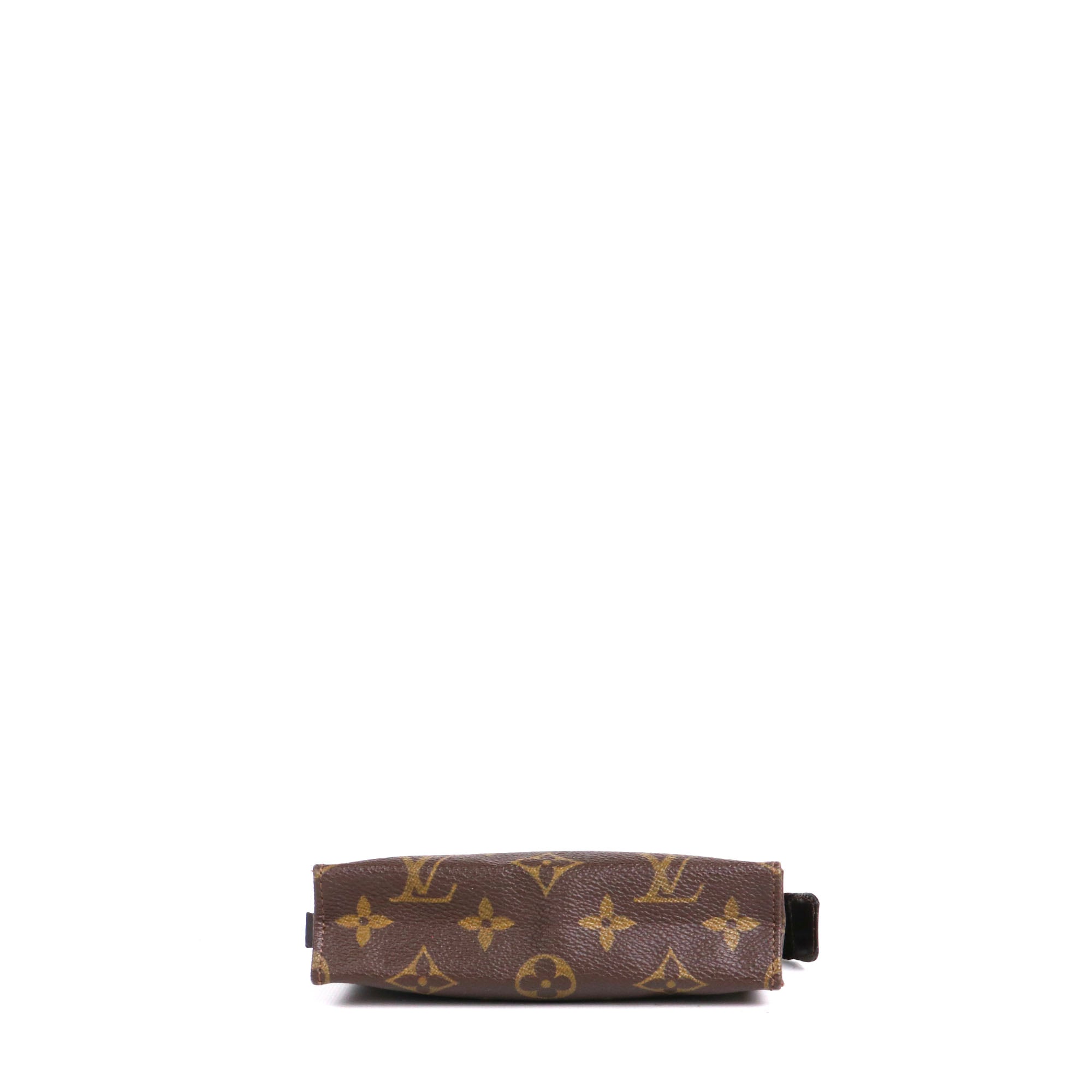 LOUIS VUITTON - Pochette 15 Louis Vuitton en toile enduite monogrammée vintage