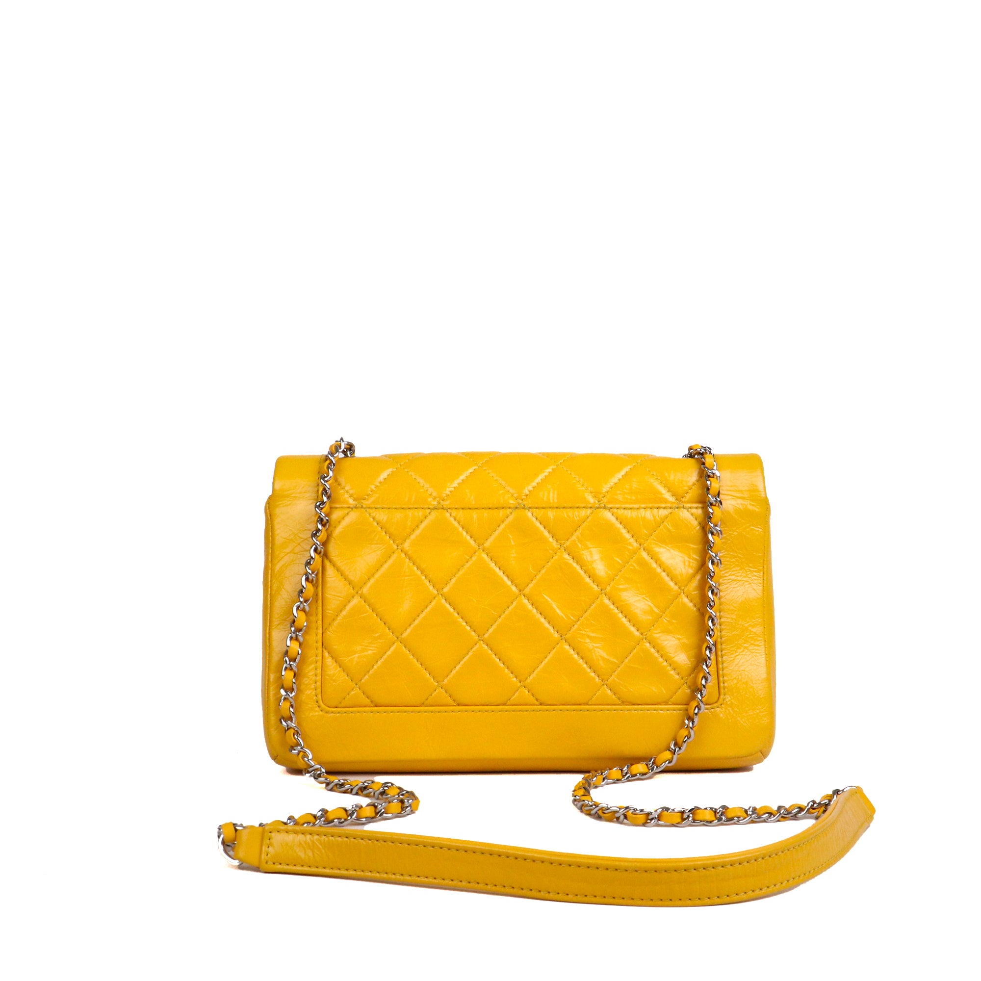 CHANEL - Limited edition Timeless handbag in yellow leather