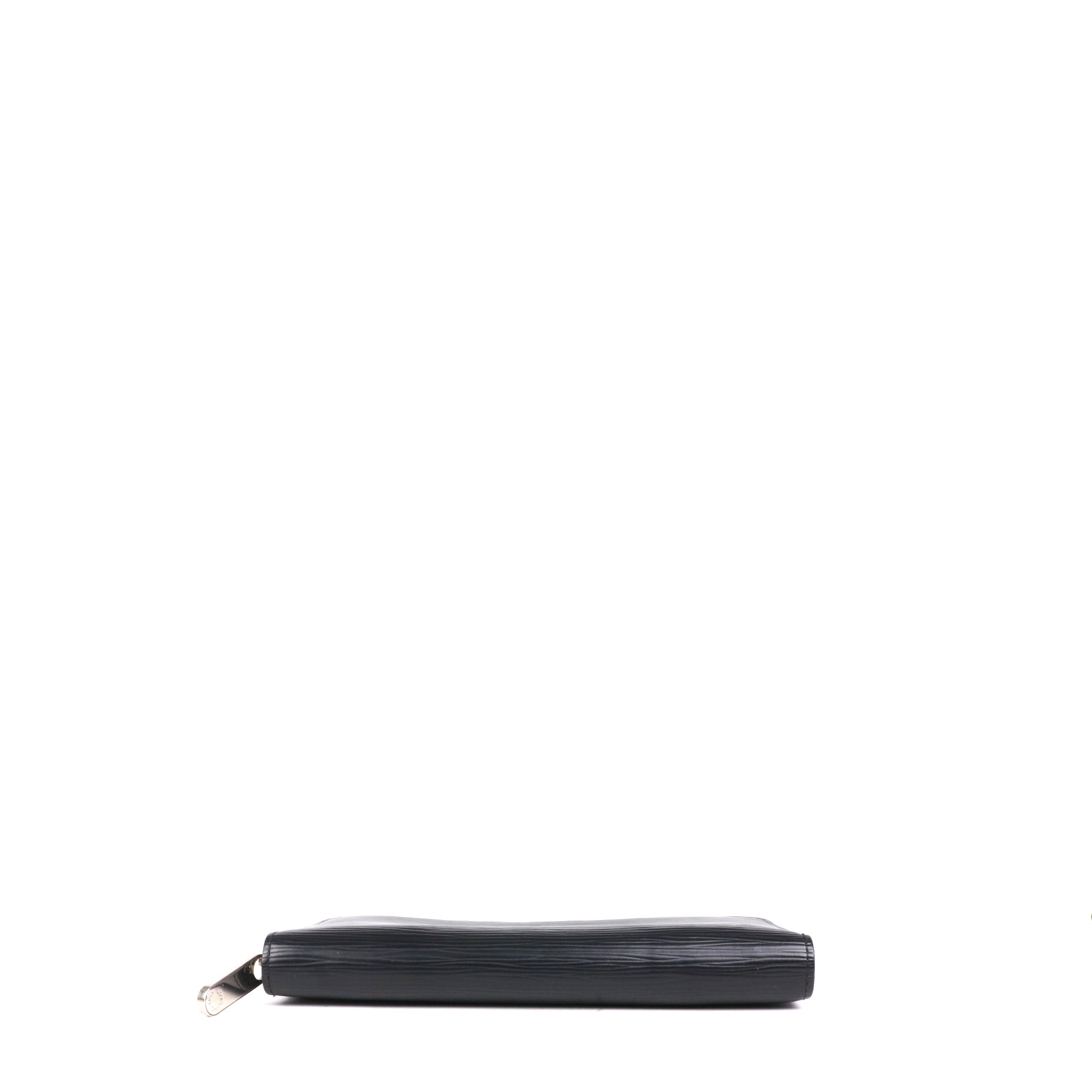LOUIS VUITTON - Portefeuille Zippy Louis Vuitton en cuir épi noir