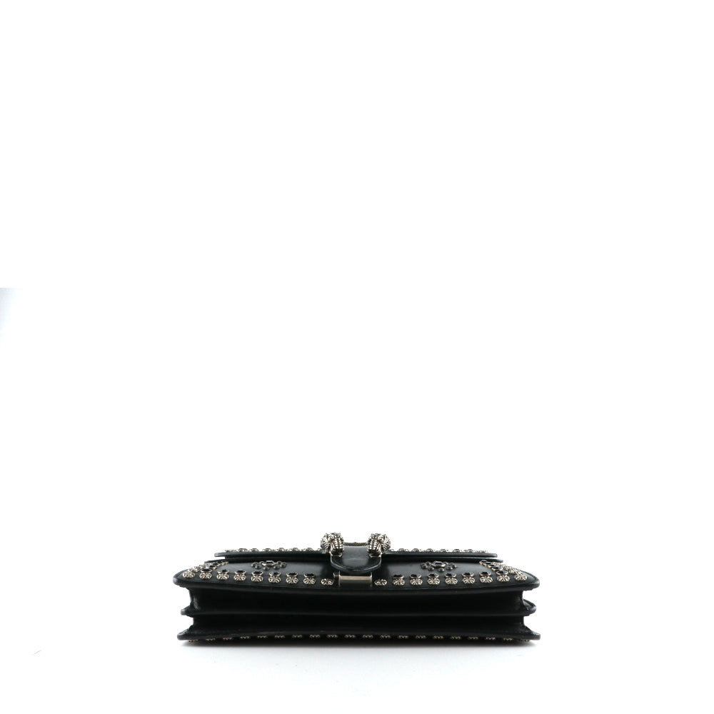 GUCCI - Sac à épaule Dionysus Stud en cuir noir
