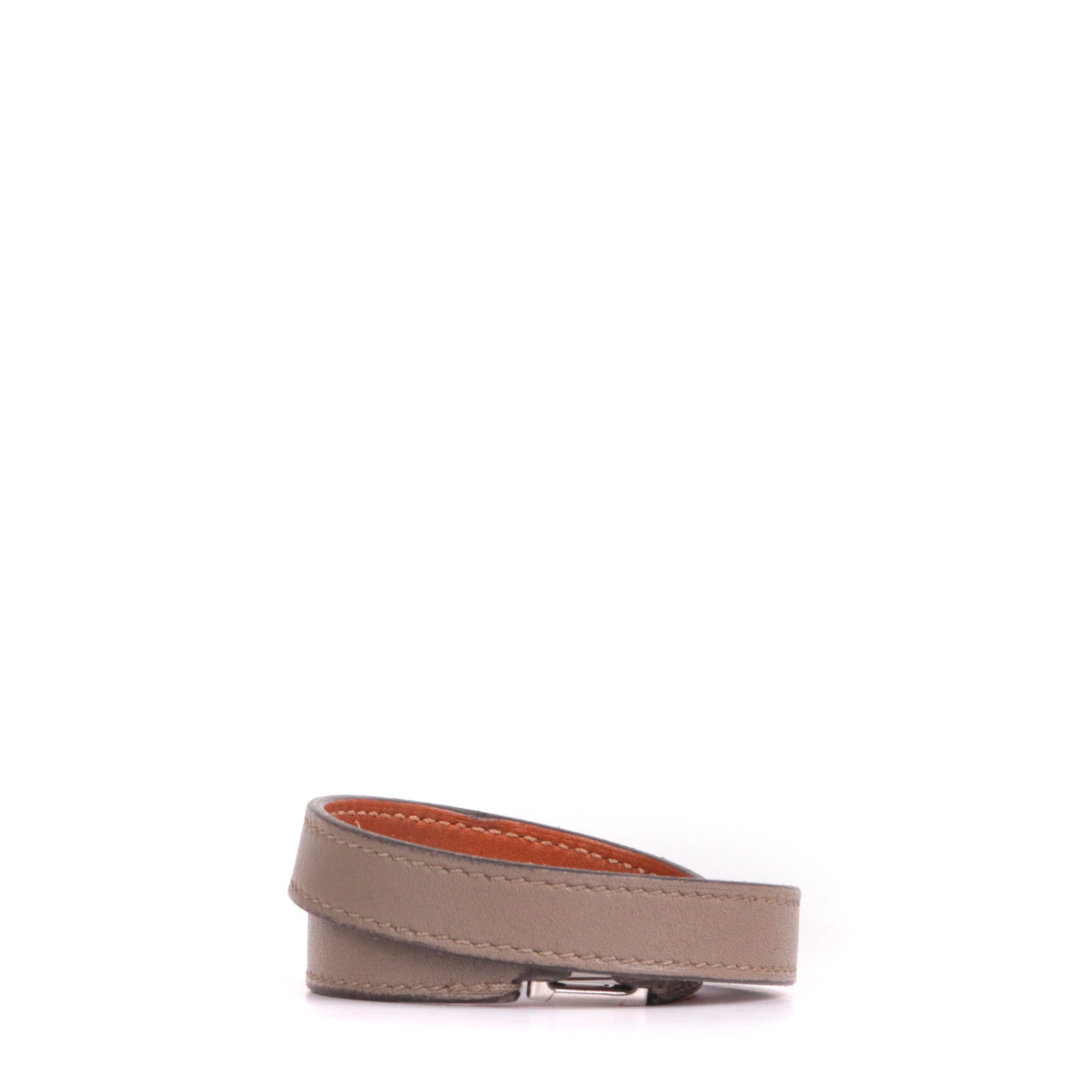 HERMÈS - Orange Clic H bracelet