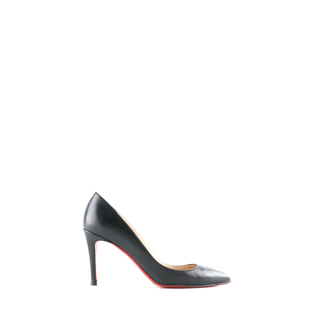 LOUBOUTIN - Pigalle pumps in smooth black leather (T37)