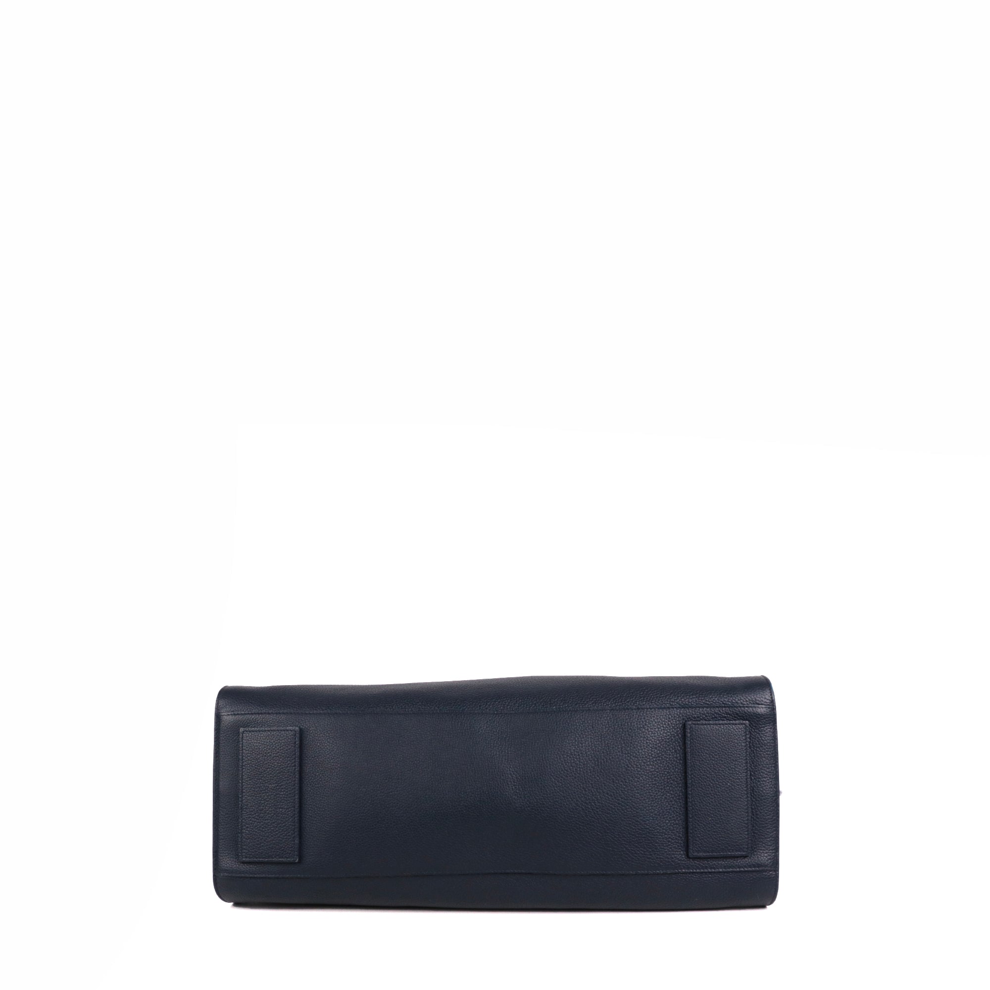 SAINT LAURENT - Nano day bag in gray grained leather