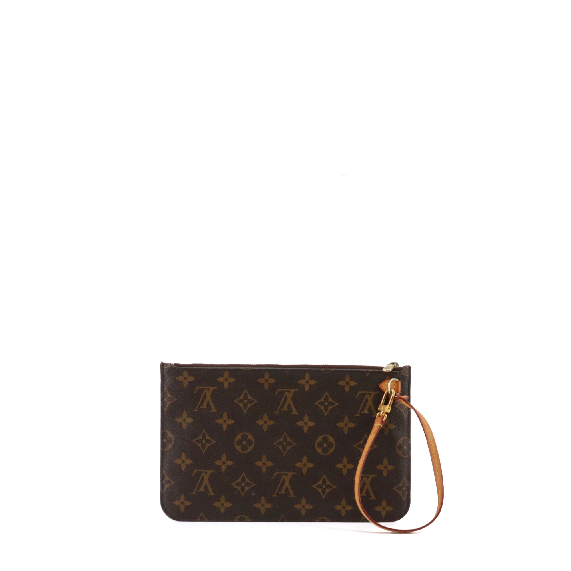 LOUIS VUITTON - Pochette Neverfull Louis Vuitton en toile monogrammée