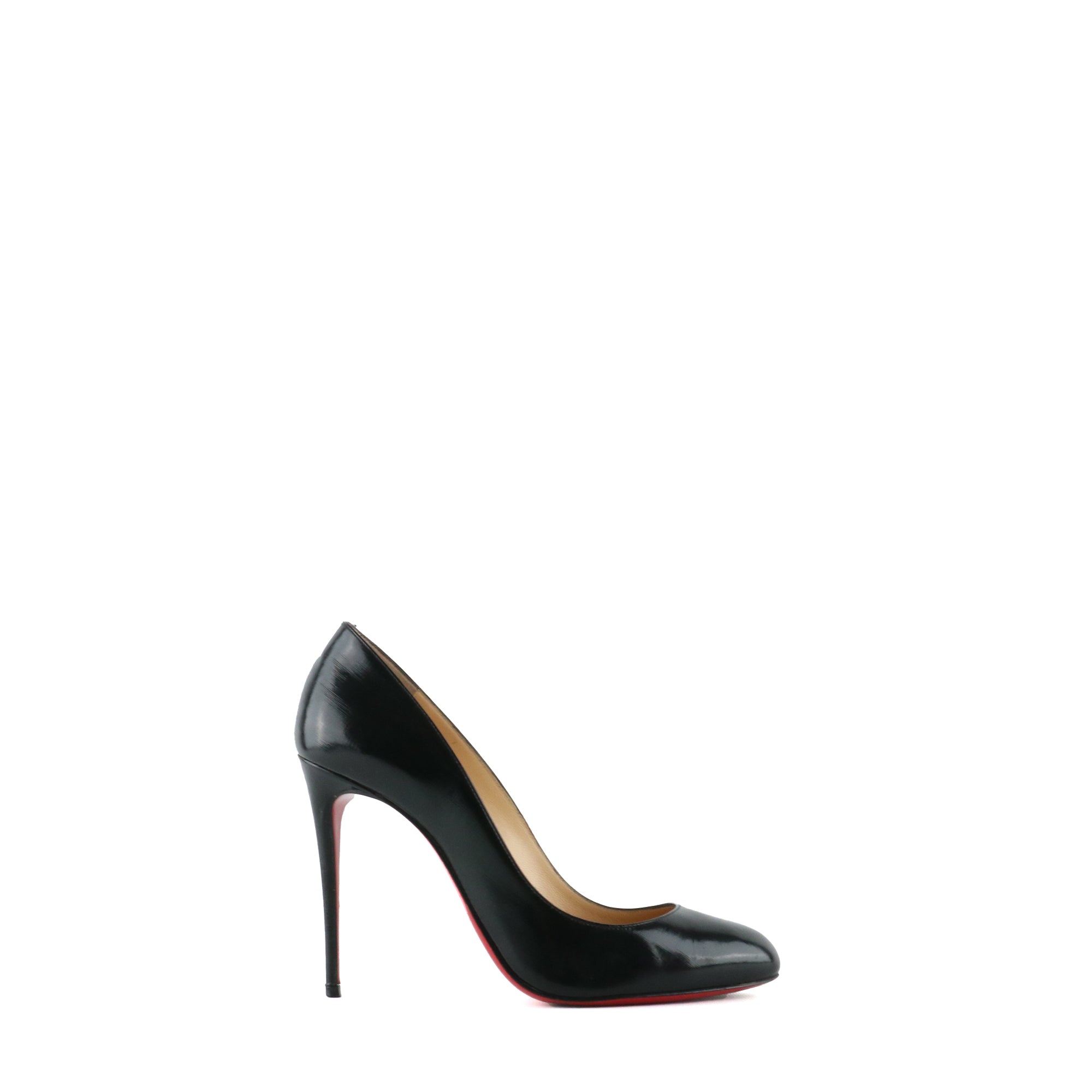 LOUBOUTIN - Dorissima pumps in black leather (T38.5)