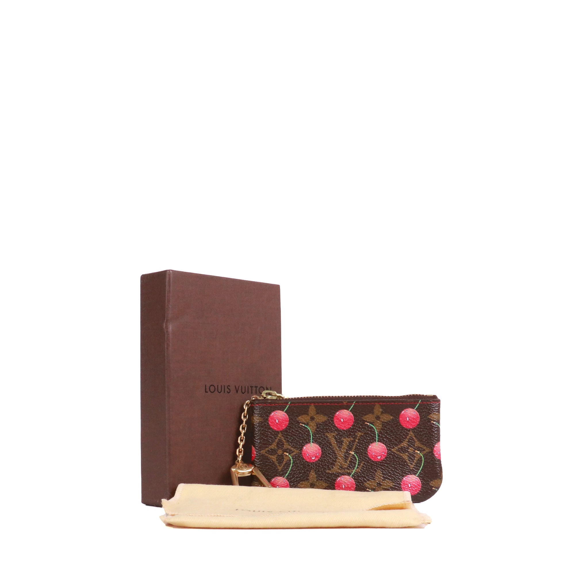 LOUIS VUITTON - Pochette-clés Louis Vuitton en toile monogrammée Murakami