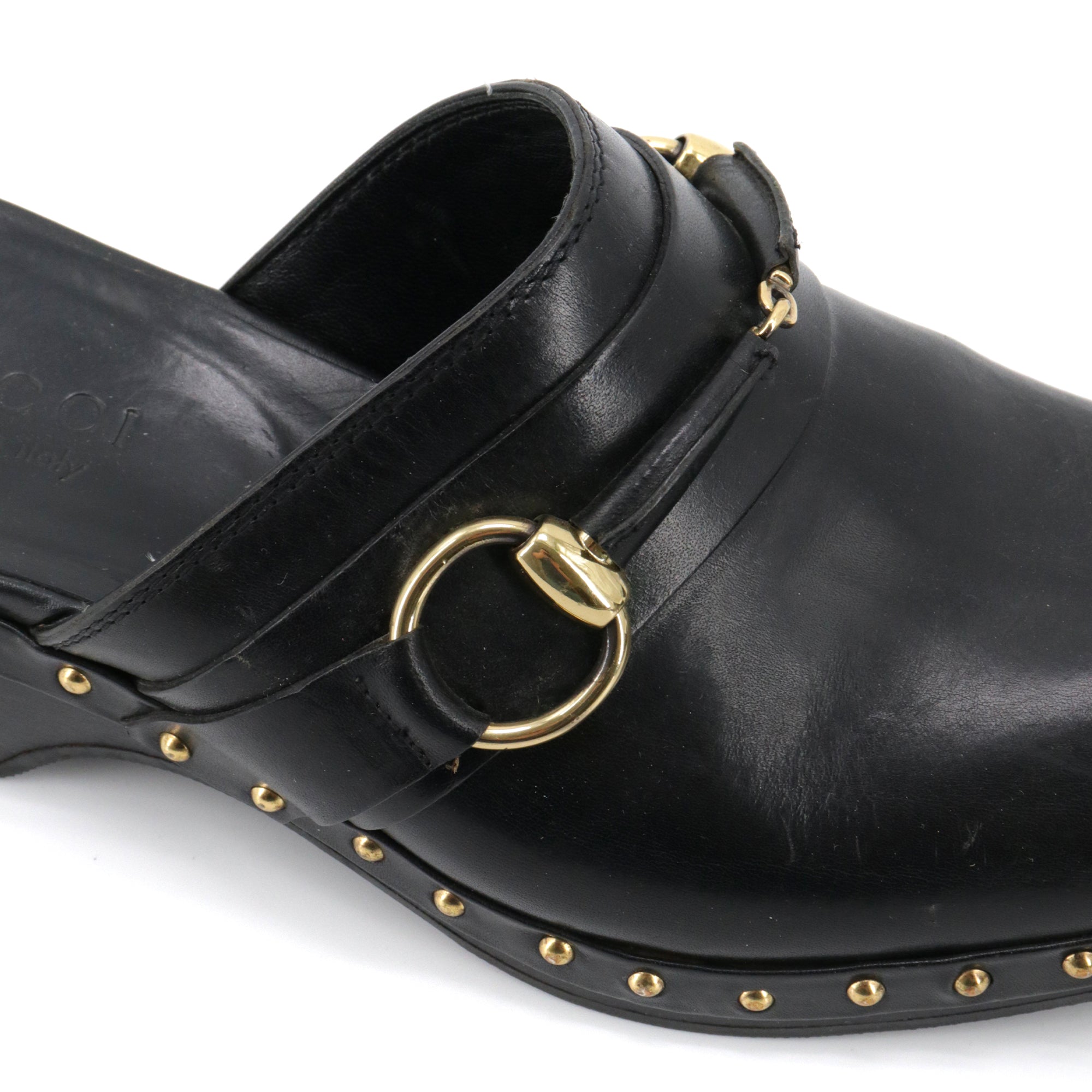 GUCCI - Gucci Mors mules in brown smooth leather (T42)