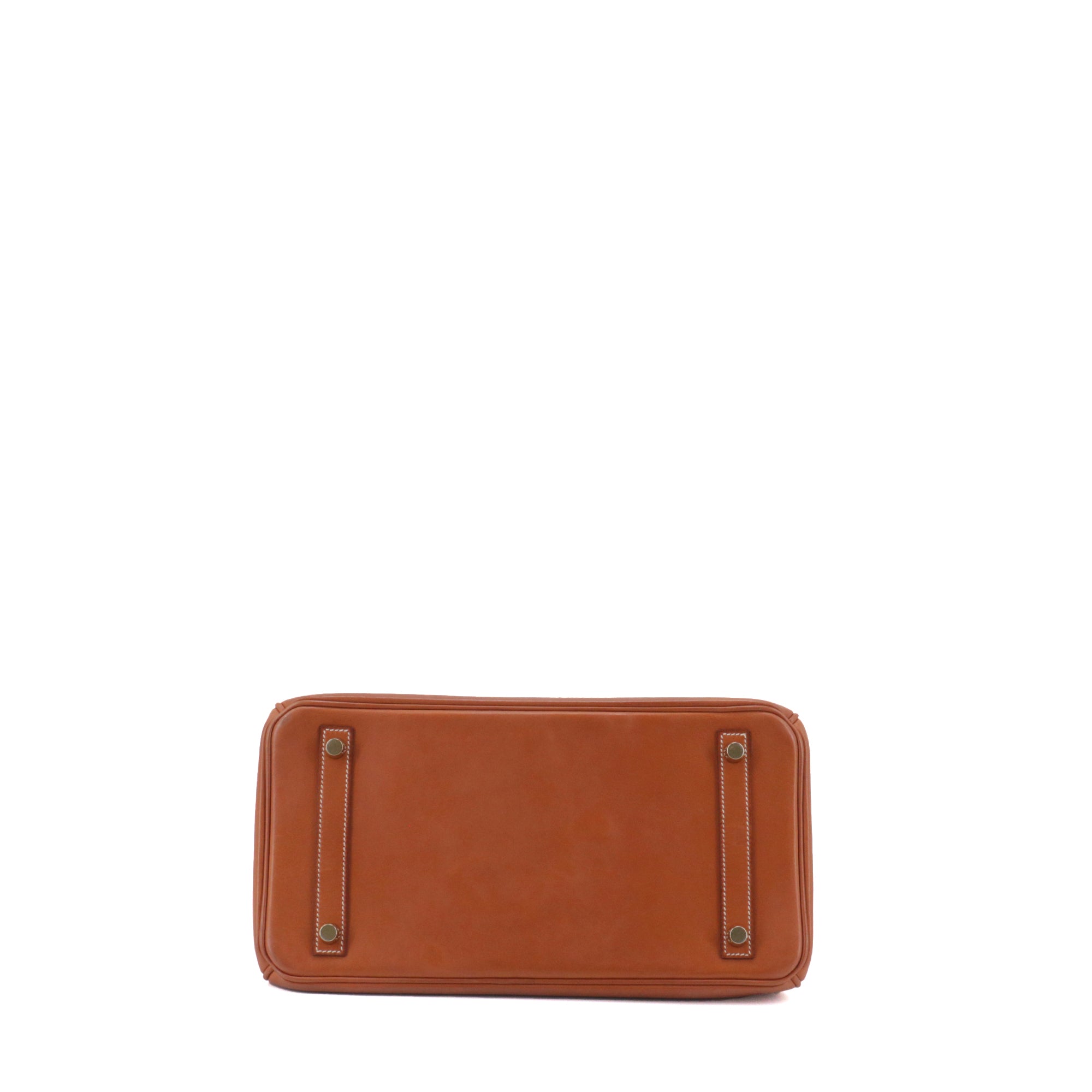 HERMÈS - Birkin 35 handbag in black togo leather 