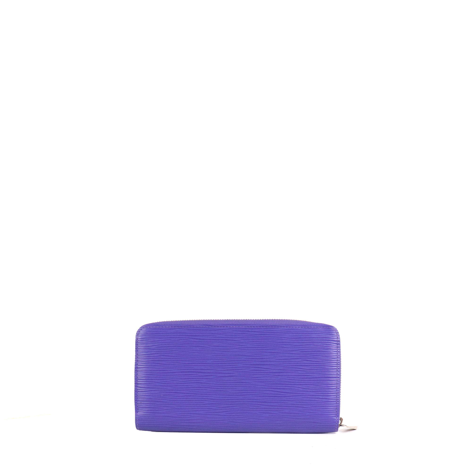 LOUIS VUITTON - Portefeuille Zippy Louis Vuitton en cuir épi violet
