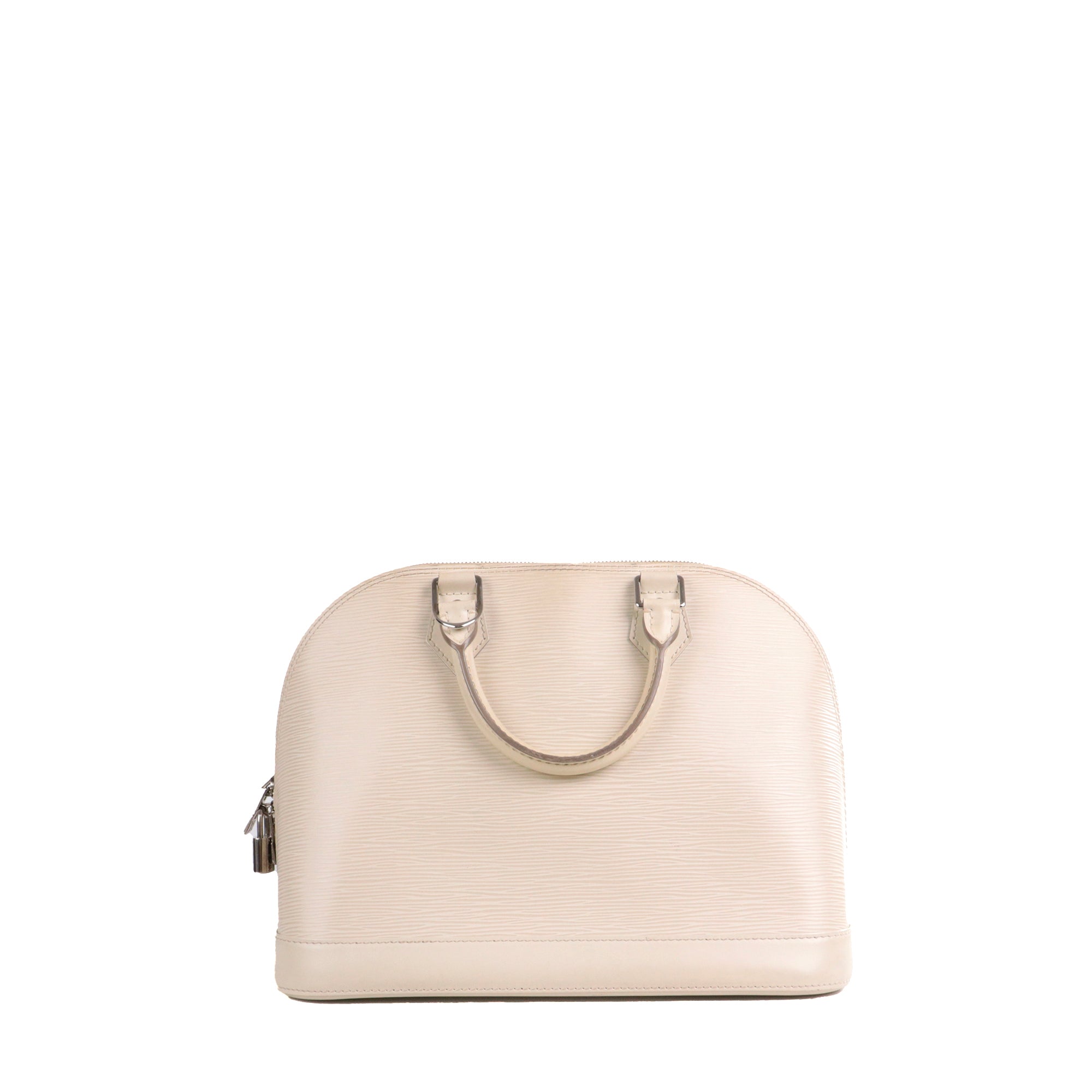 LOUIS VUITTON - Sac à main Alma PM Louis Vuitton en cuir épi ivoire