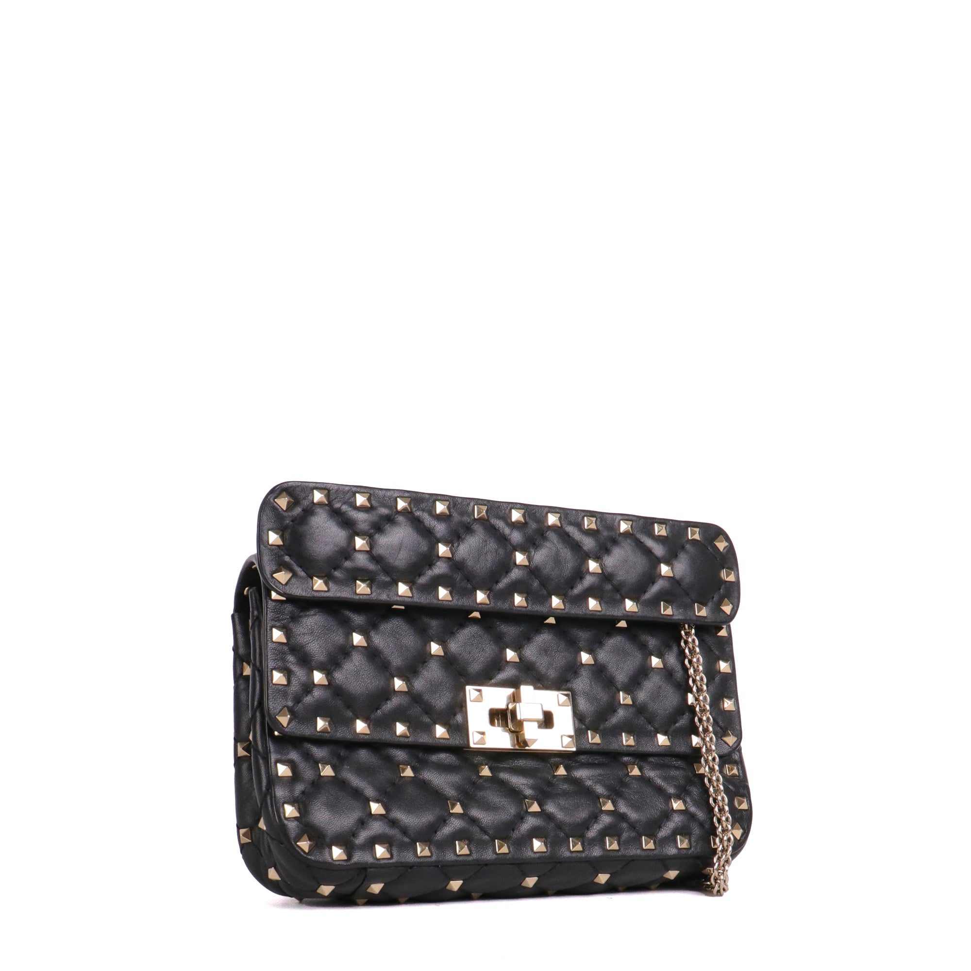 VALENTINO - Rockstud leather tote bag