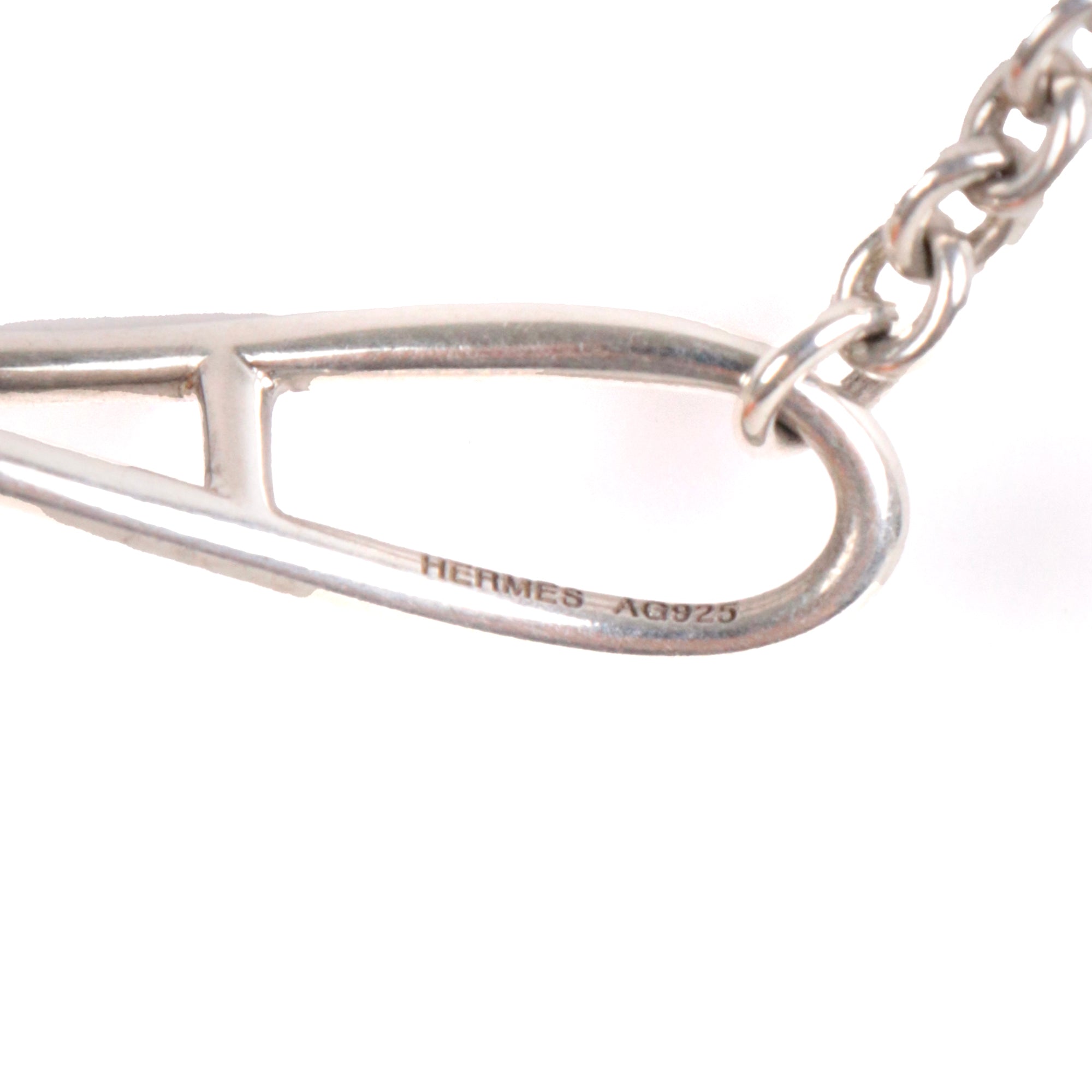 HERMÈS - Sautoir Punk Hermès en argent