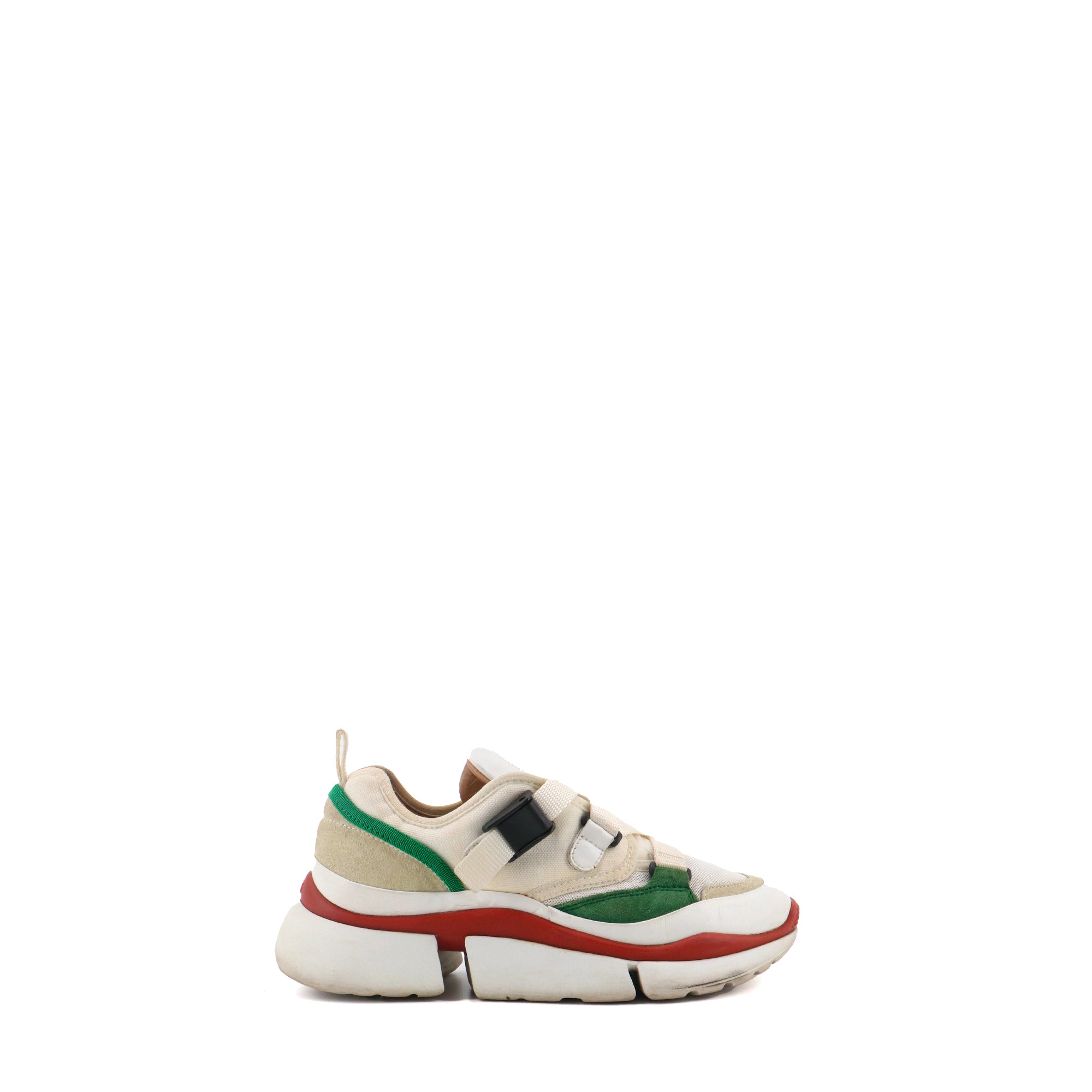 CHLOÉ - Sonnie Chloé sneakers in beige leather (T37)