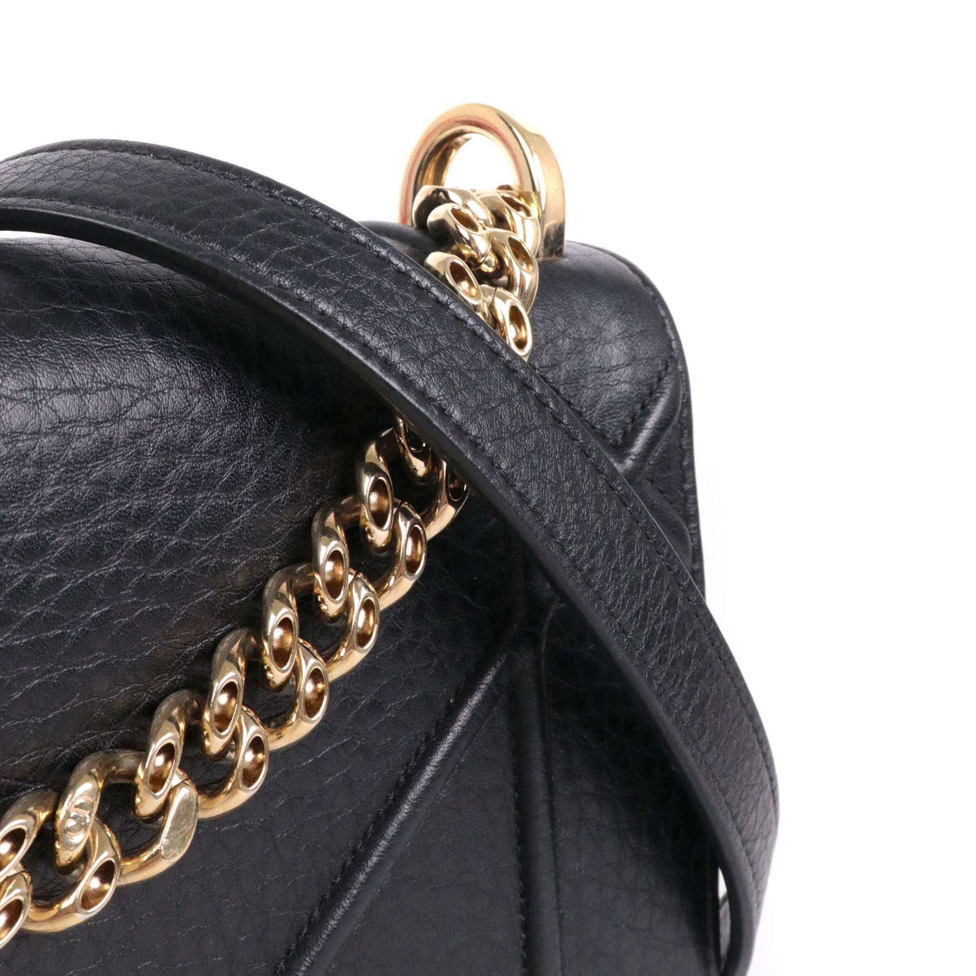 DIOR - Sac à bandoulière Diorama Dior en cuir grainé noir