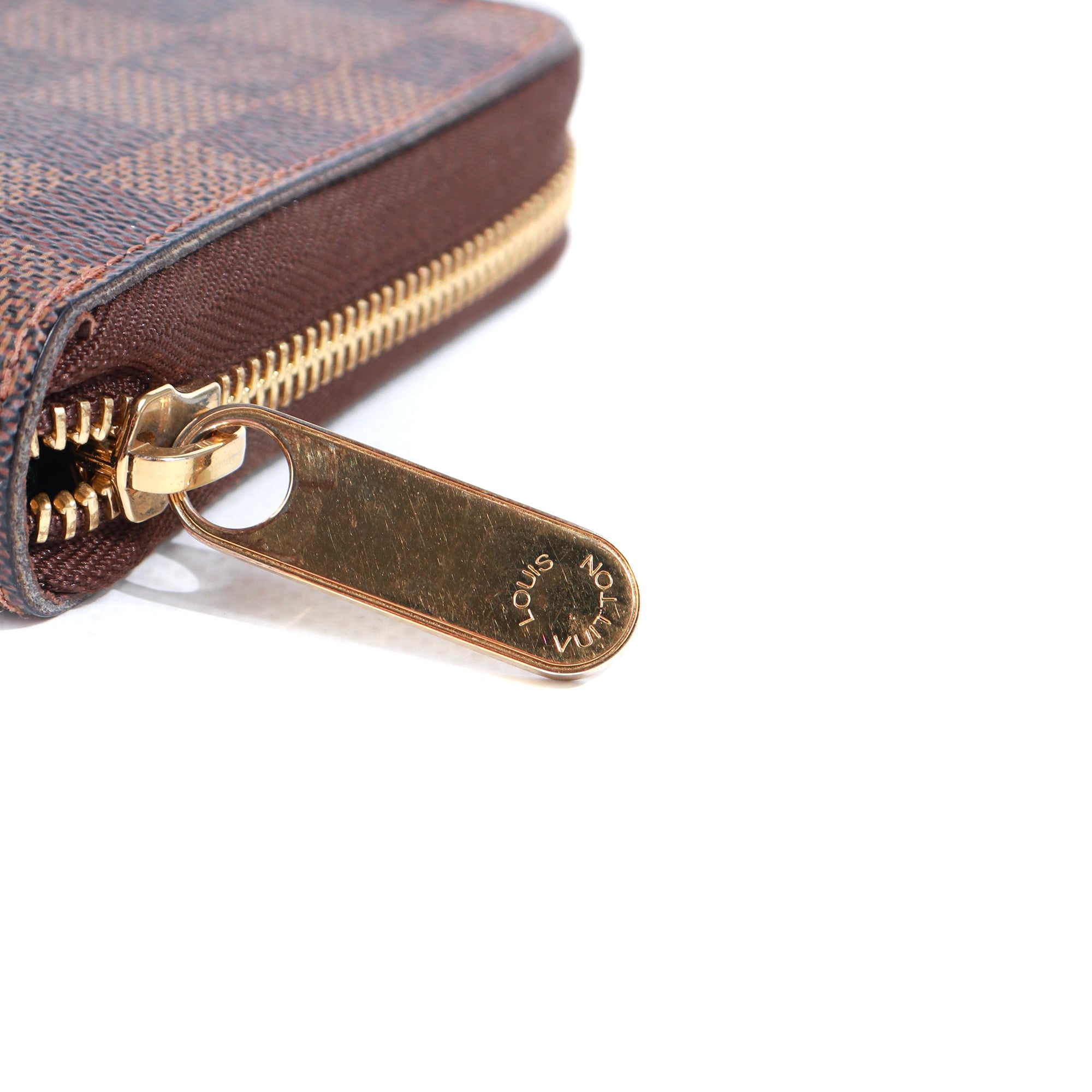 LOUIS VUITTON - Zippy Organizer wallet in ebony damier canvas