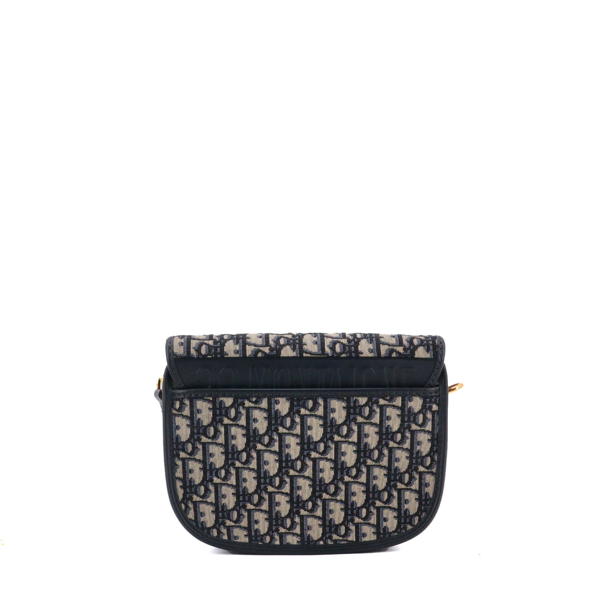 DIOR - Bobby Dior shoulder bag in navy blue Dior oblique canvas