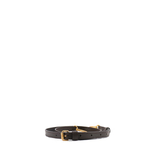 LOUIS VUITTON - Louis Vuitton adjustable bag strap in brown leather