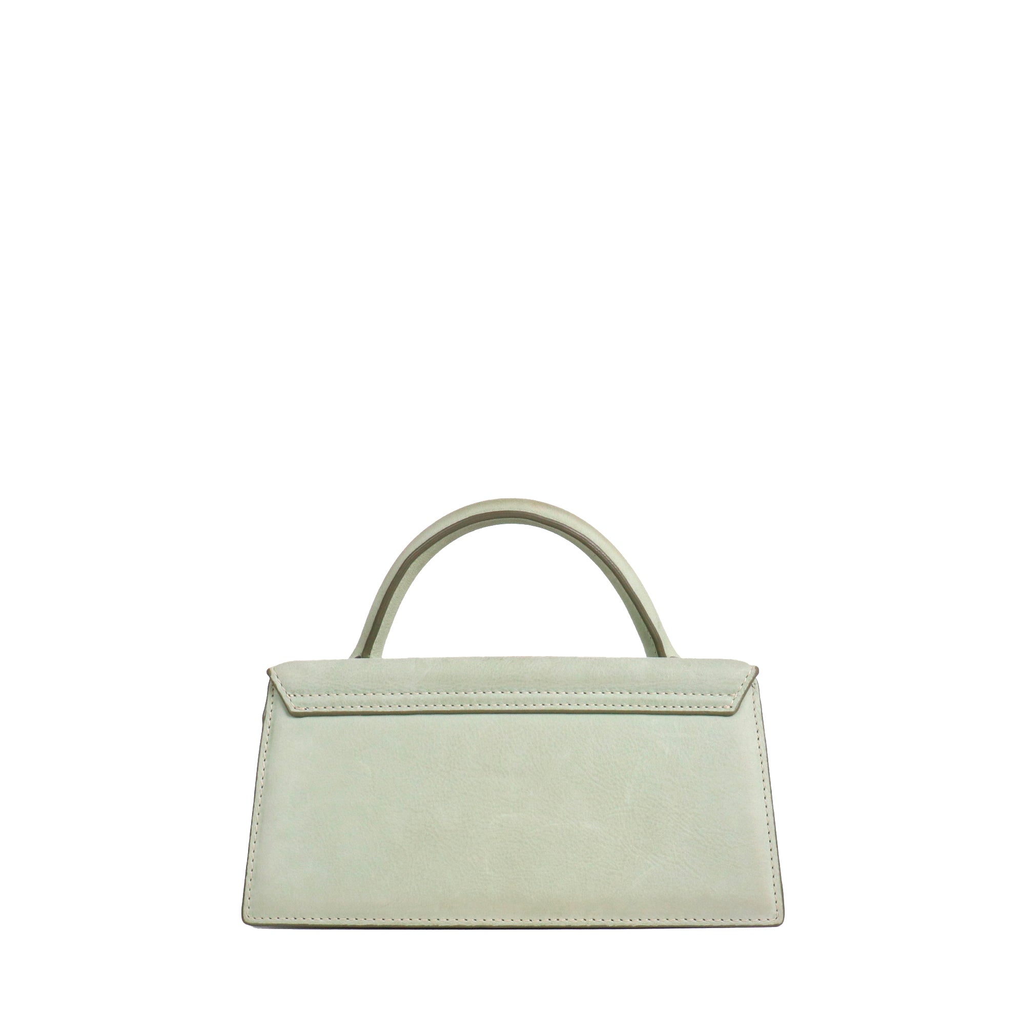 JACQUEMUS - Jacquemus Chiquito long shoulder bag in light green nubuck