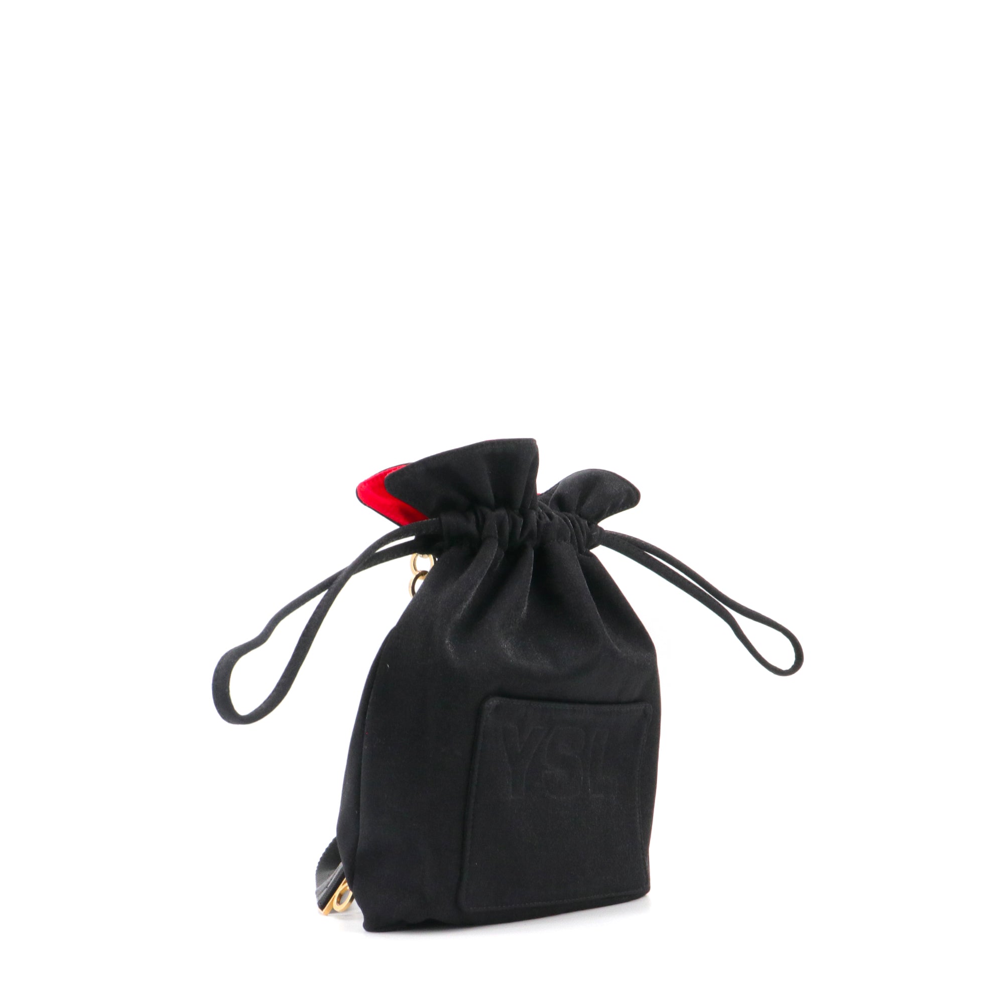 SAINT LAURENT - Sac à dos Réversible Saint Laurent en nylon noir irisé