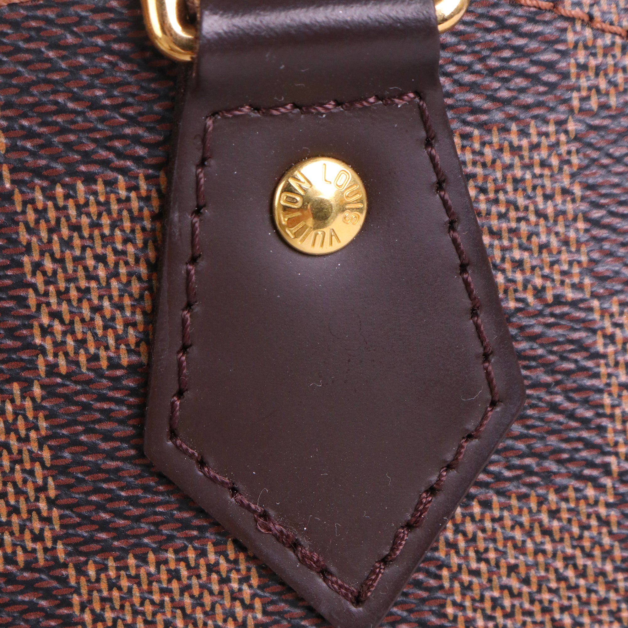 LOUIS VUITTON - Sac à bandoulière Alma BB Louis Vuitton en toile damier ébène