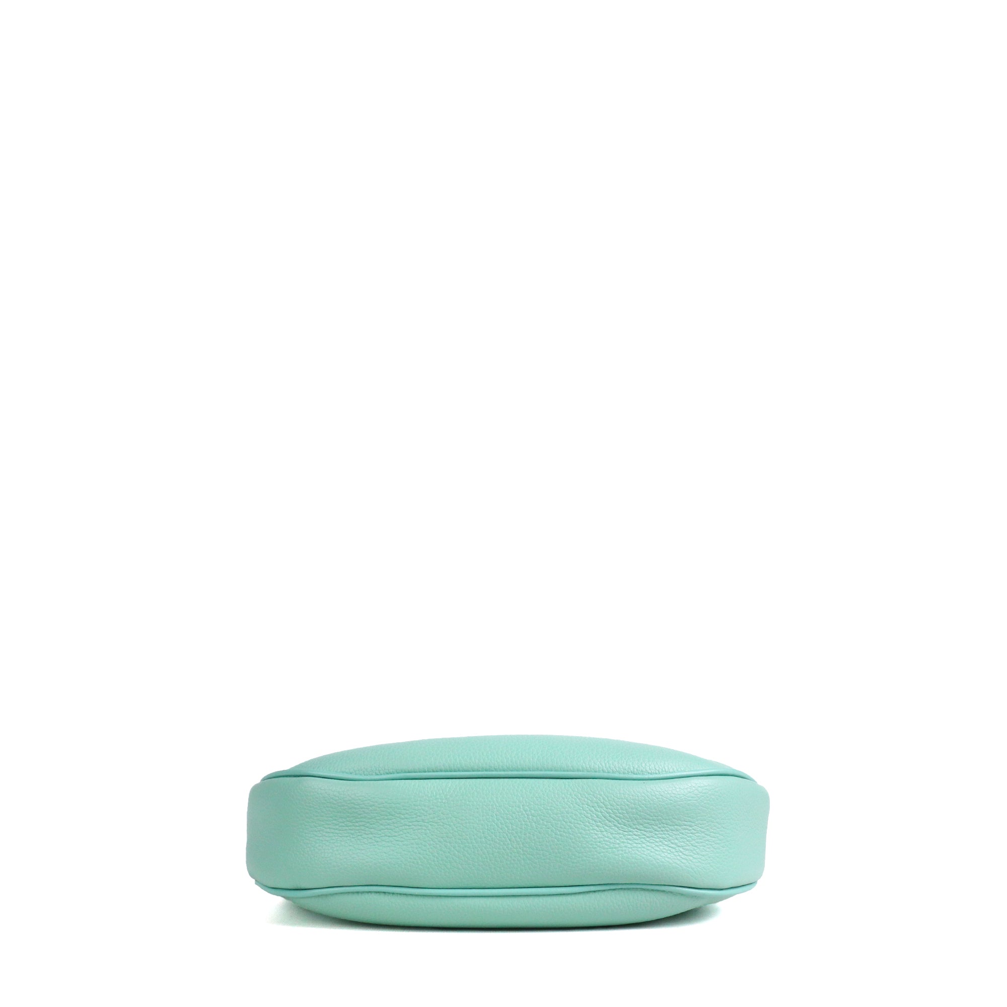 LOUBOUTIN - Sac à épaule Carasky Louboutin en cuir grainé turquoise