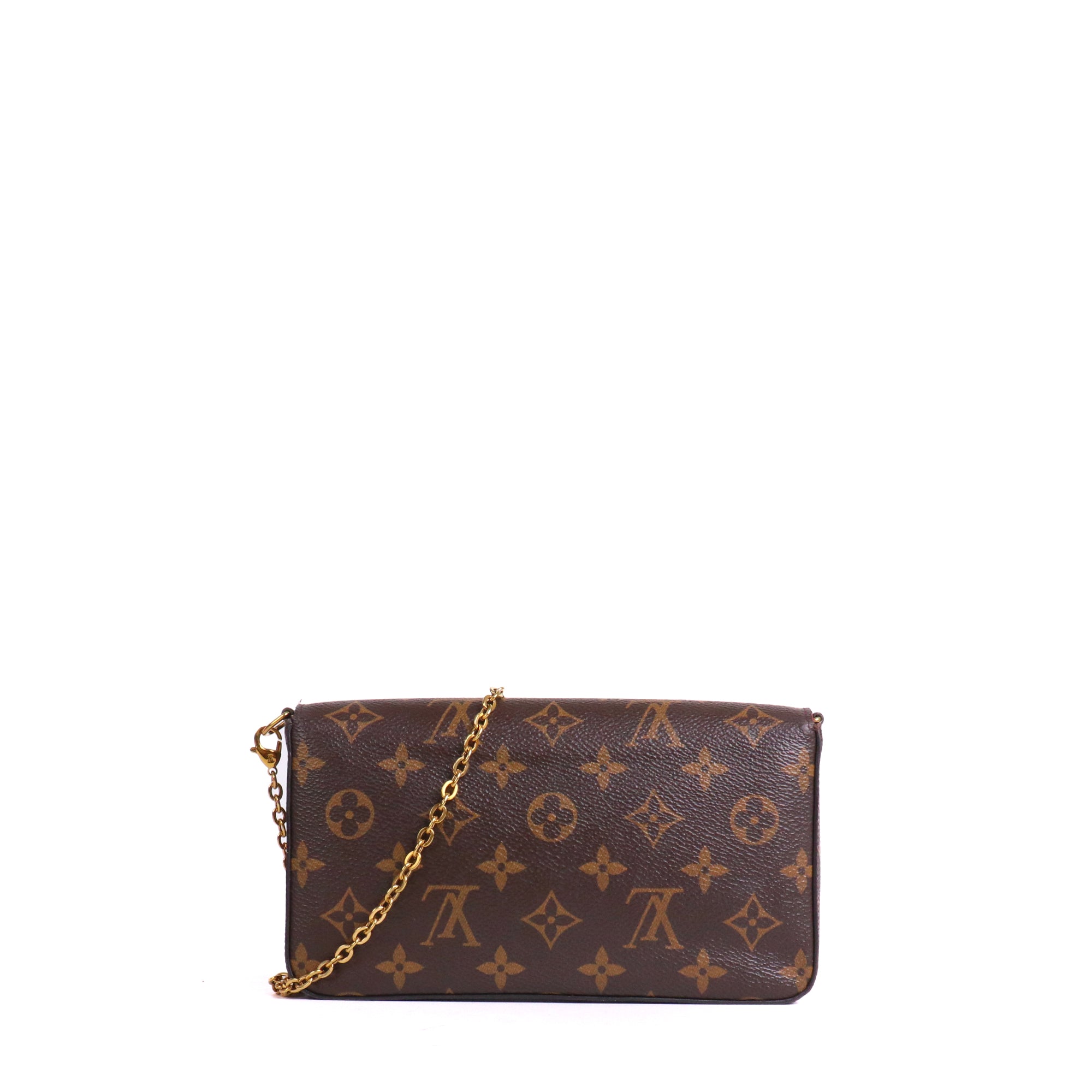 LOUIS VUITTON - Louis Vuitton Felicie clutch in monogram canvas