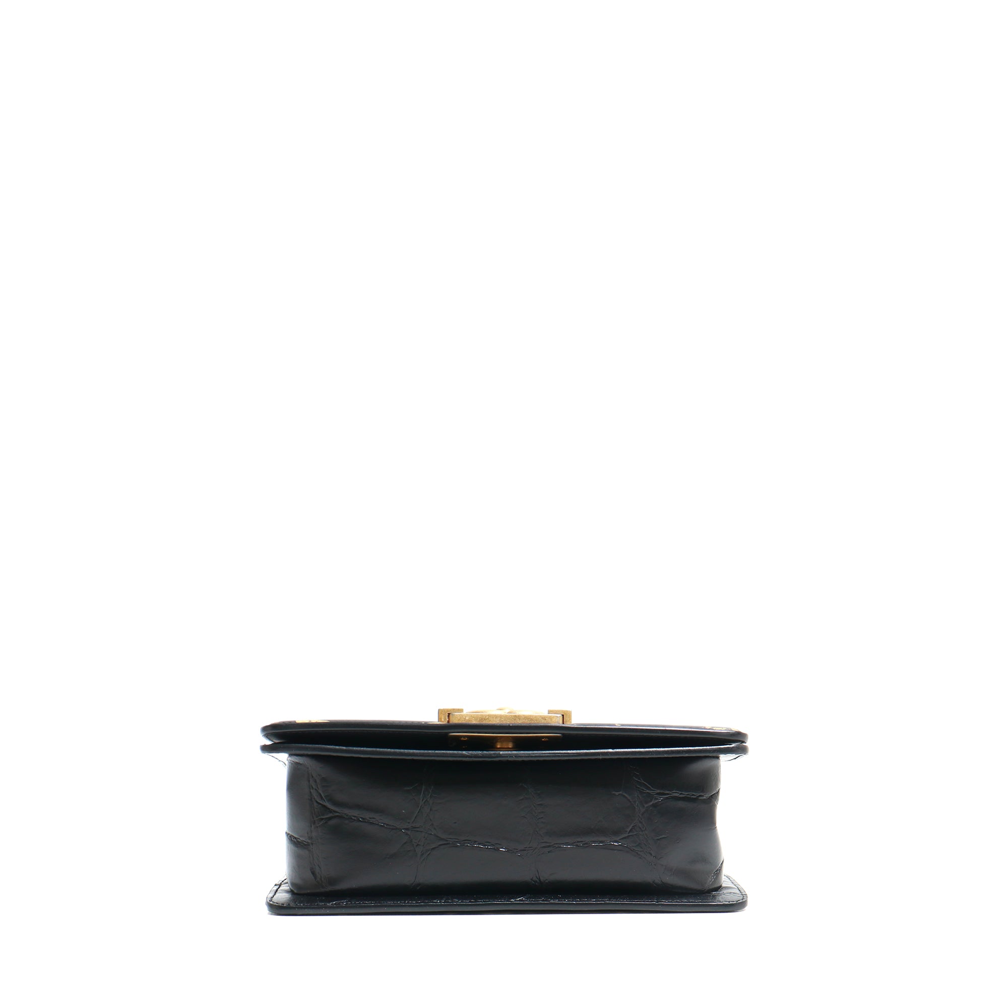 CHANEL - Sac à bandoulière Boy Small édition limitée Graphiti en cuir noir