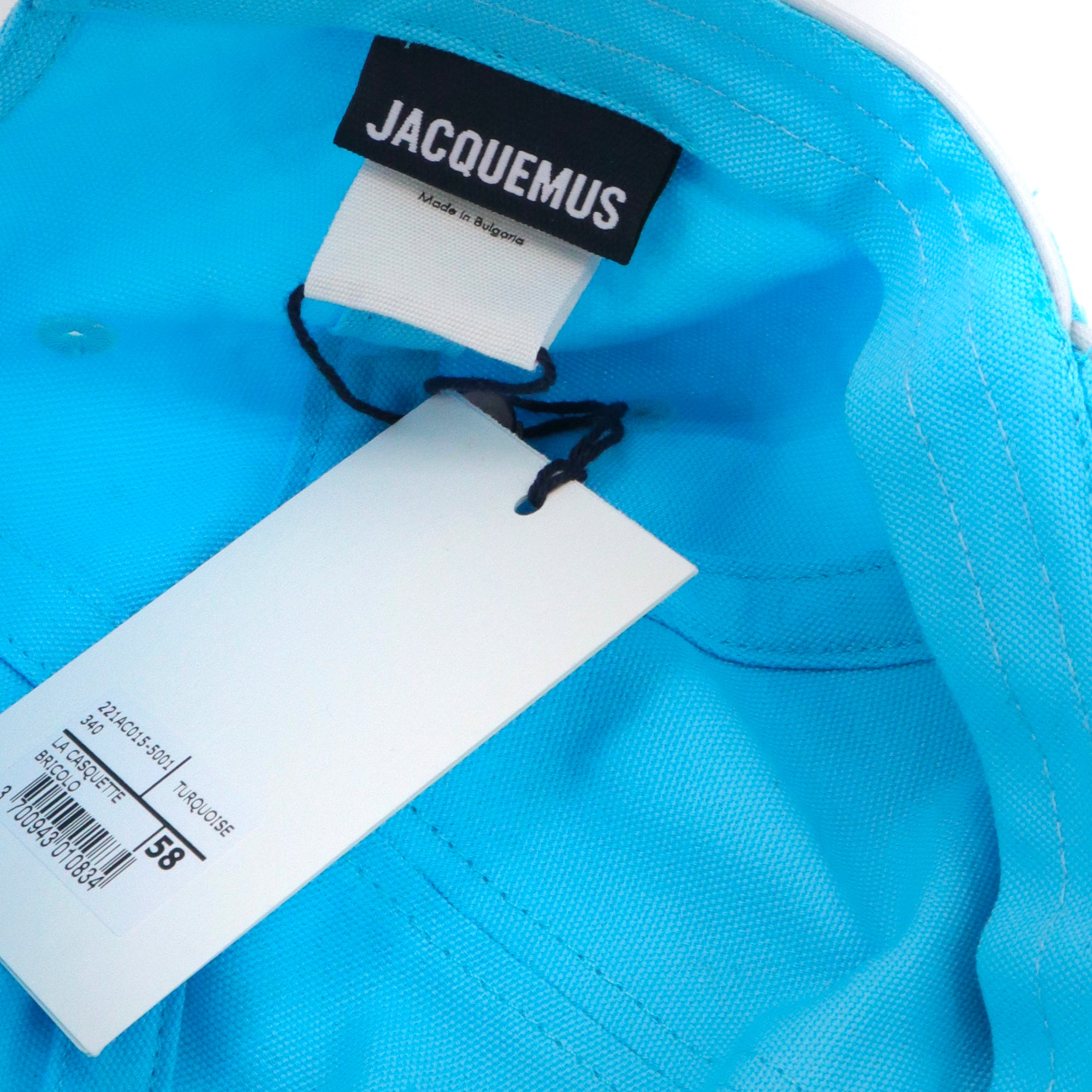 JACQUEMUS - La Casquette Bricolo Jacquemus en coton bleu (T58)