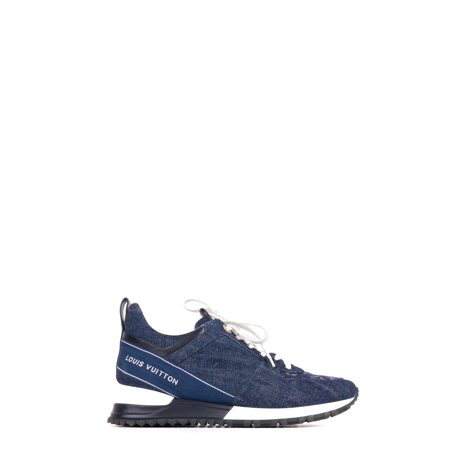 LOUIS VUITTON - Sneakers Run Away Louis Vuitton en denim (T39)