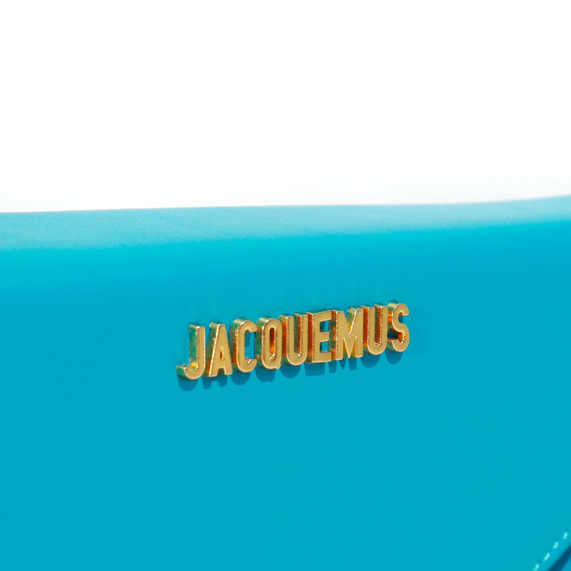 JACQUEMUS - Sac à bandoulière Sac Rond en cuir bleu