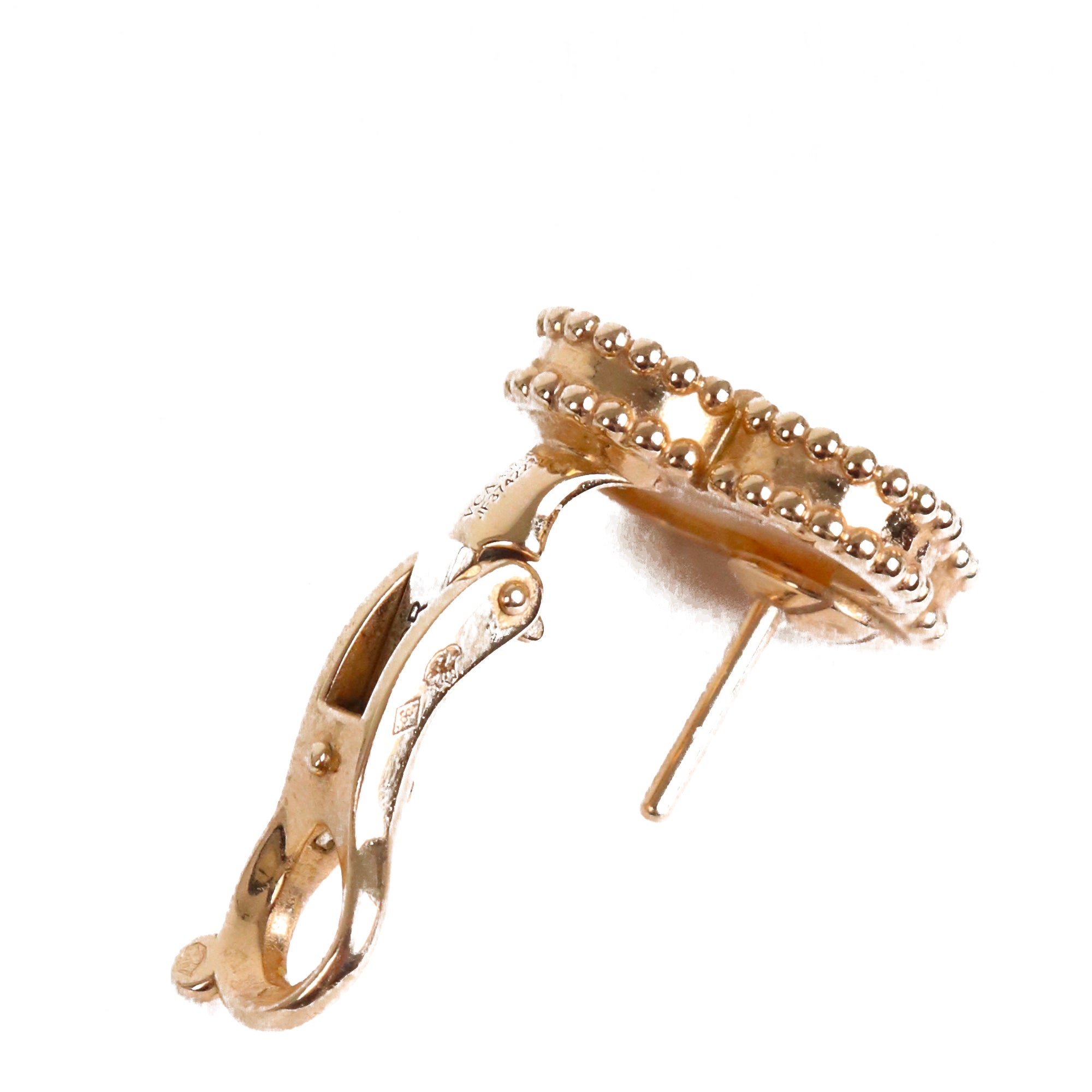 VAN CLEEF & ARPELS - Boucles d'oreilles Vintage Alhambra Van Cleef & Arpels en or jaune