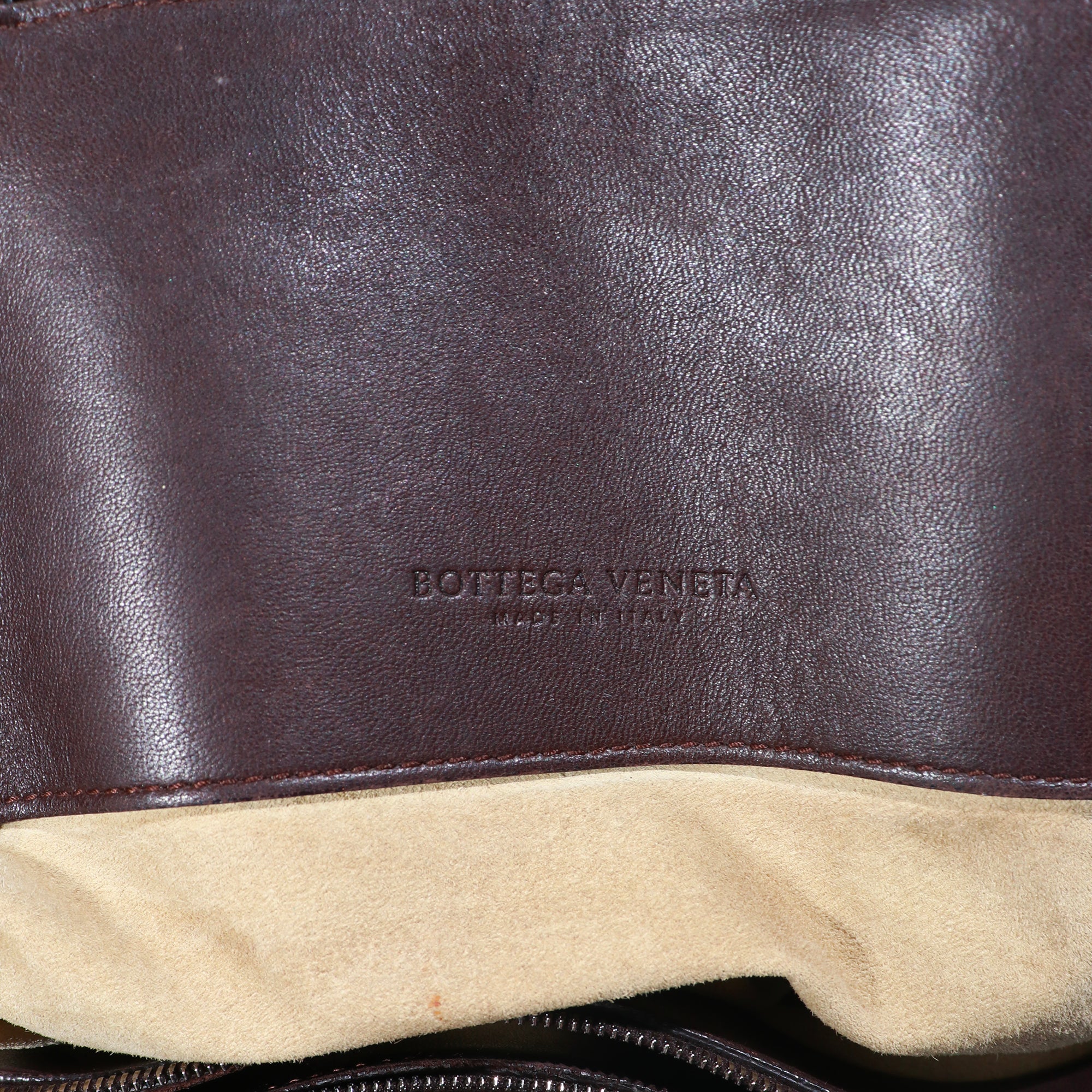 BOTTEGA VENETA - Brown intrecciato leather tote bag