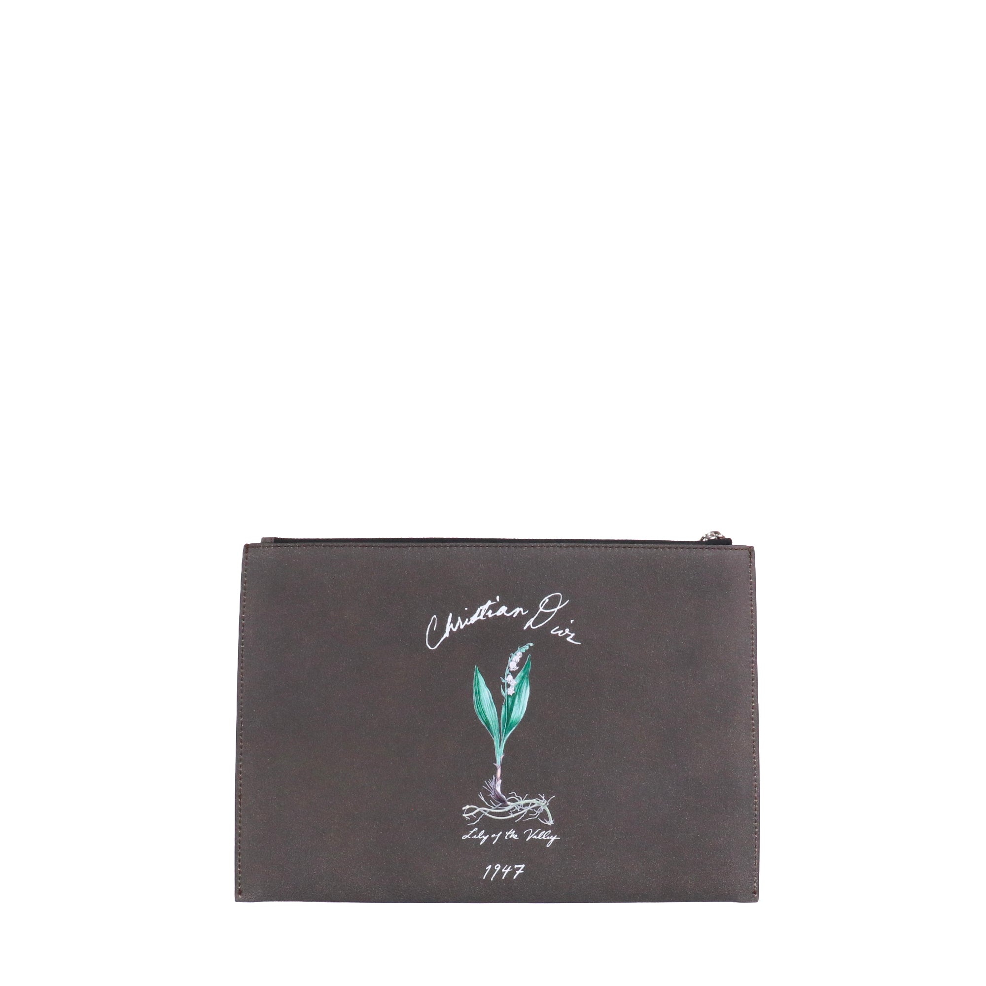 DIOR - Dior Oblique Galaxy A5 pouch in black leather