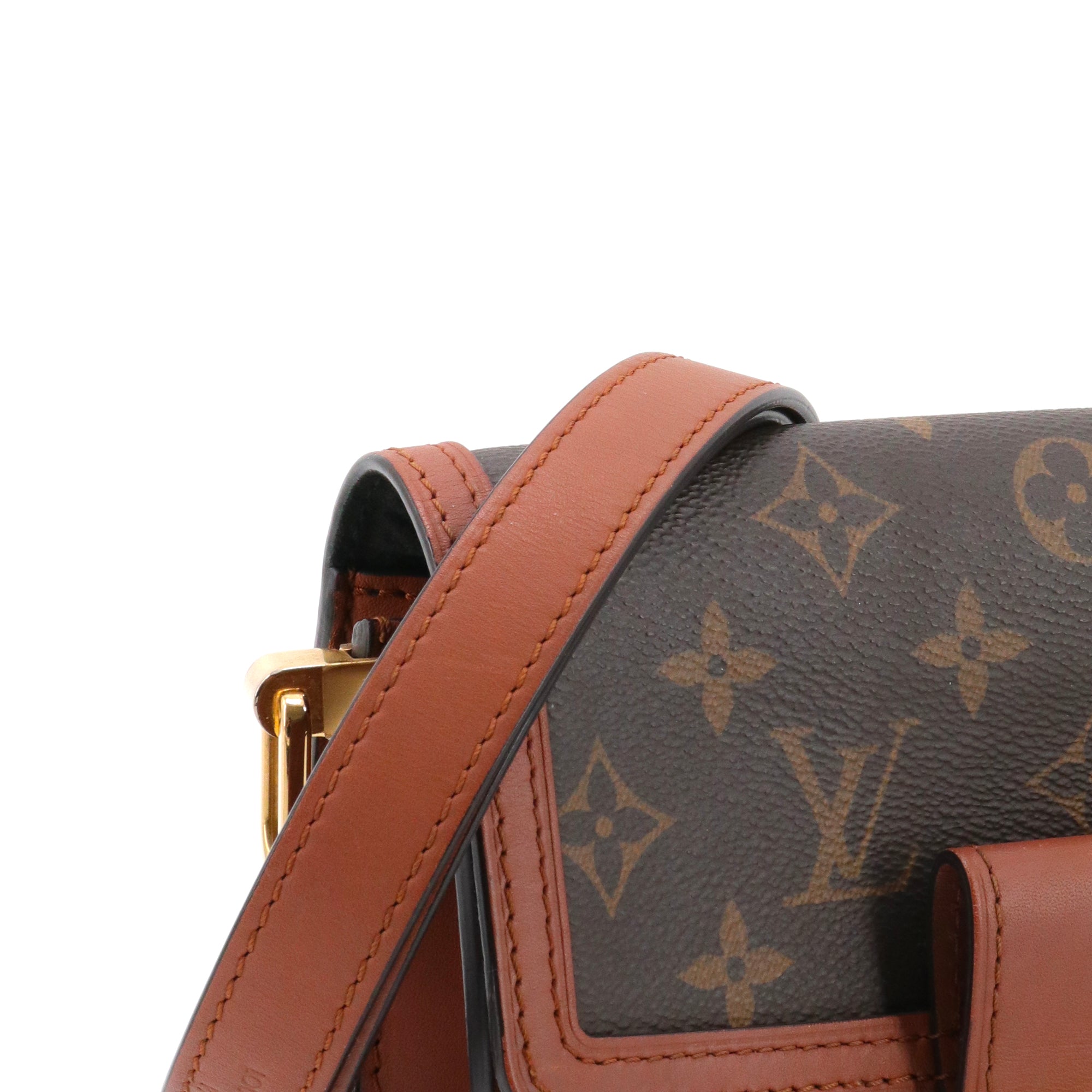 LOUIS VUITTON - Louis Vuitton Dauphine mini shoulder bag in monogrammed canvas