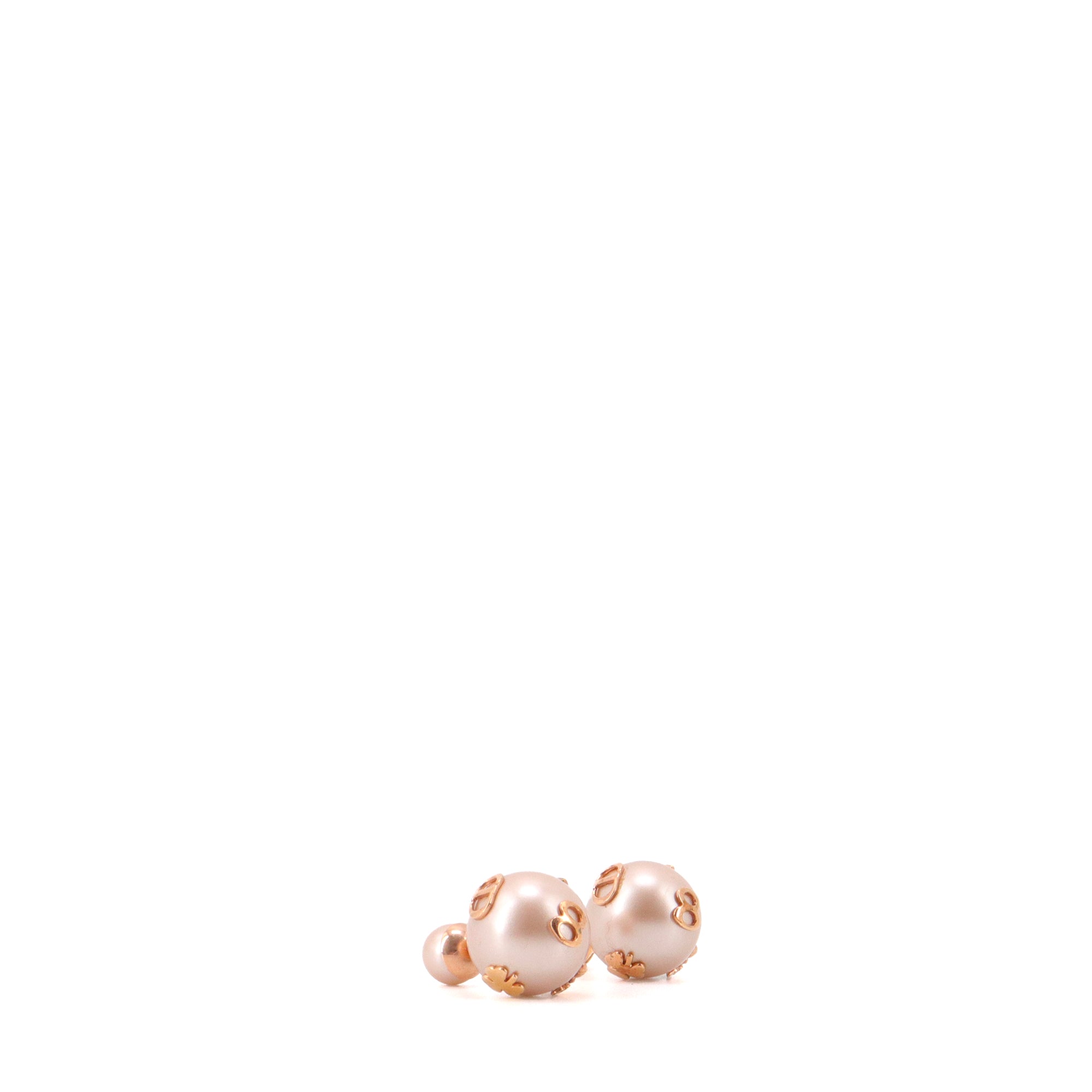 DIOR - Dior Tribales earrings in pink pearls