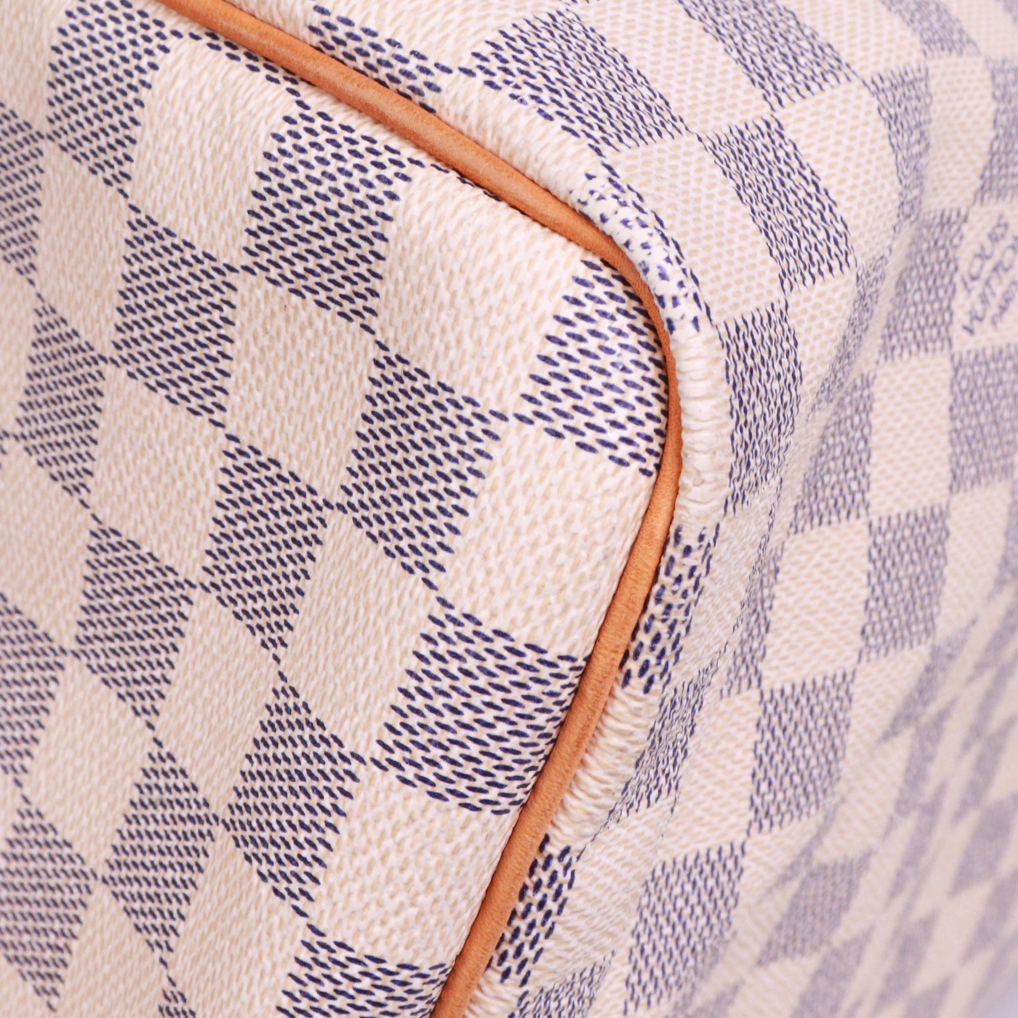 LOUIS VUITTON - Speedy 30 handbag in azure damier canvas