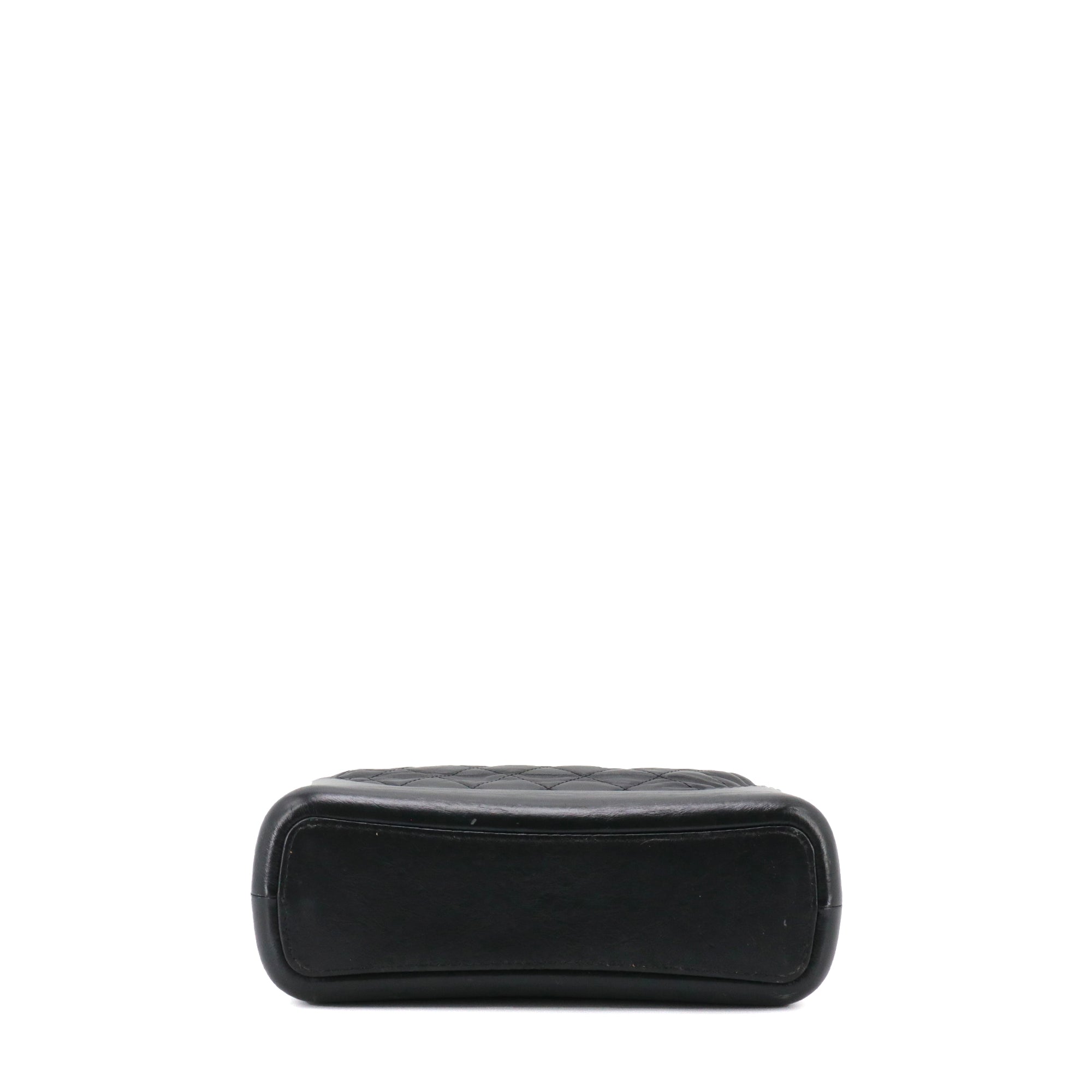 CHANEL - Chanel Gabrielle GM black leather shoulder bag