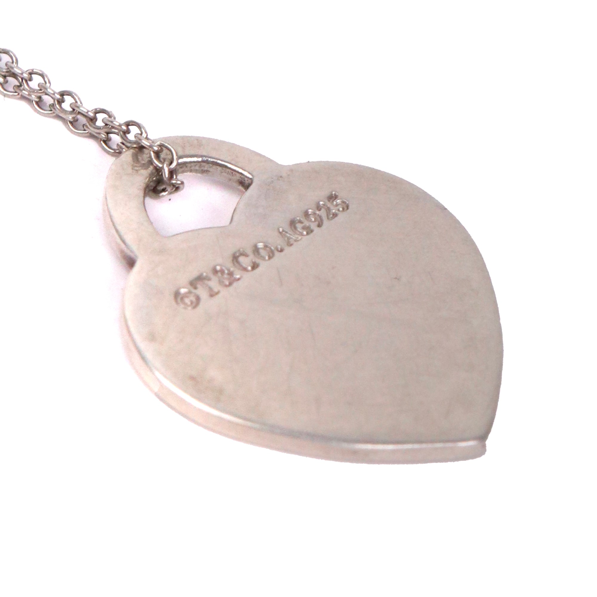 TIFFANY & CO - Collier Coeur Tiffany & Co en argent