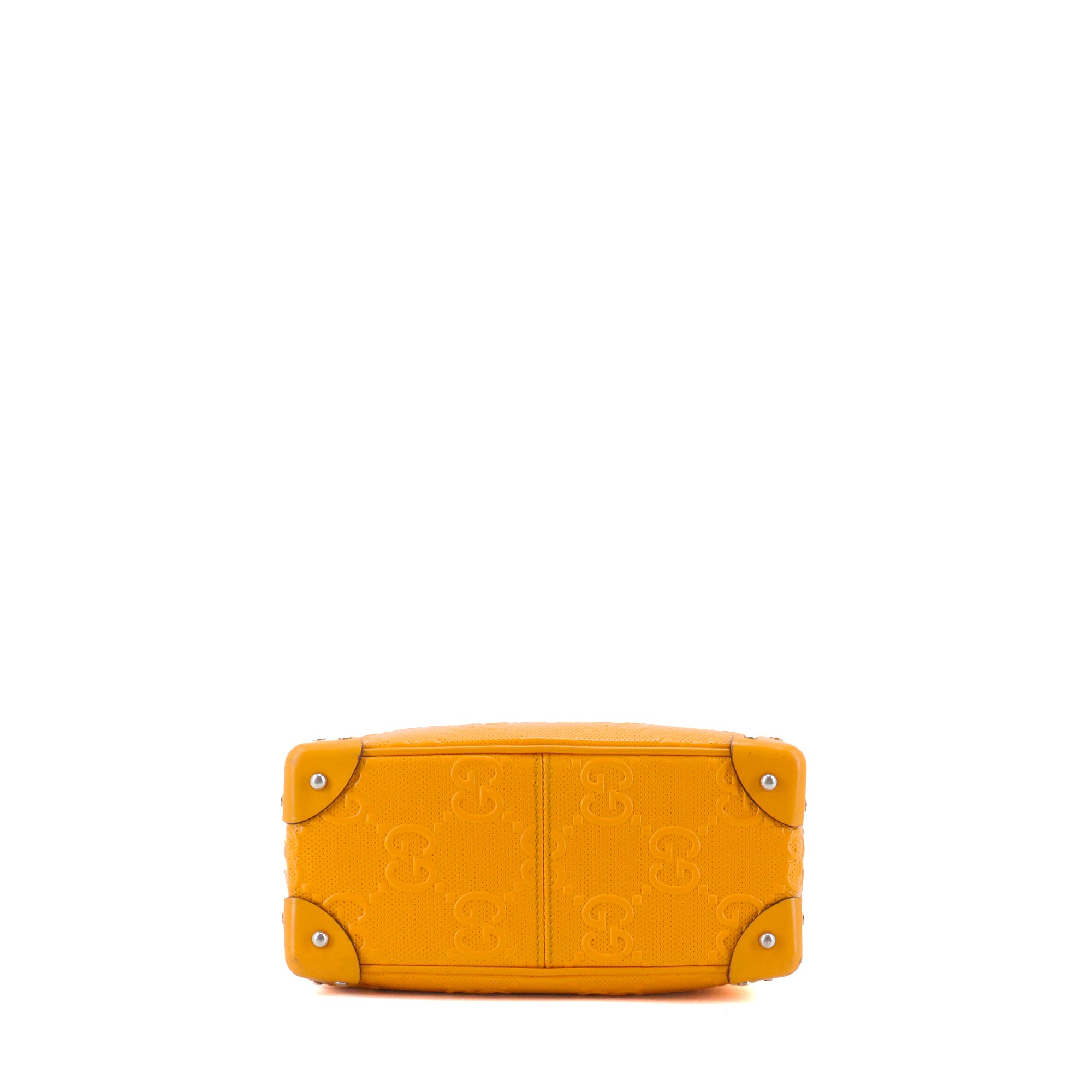 GUCCI - Gucci Malle shoulder bag in yellow perforated leather