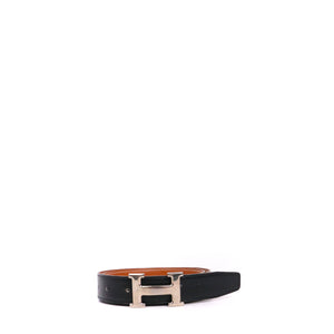 HERMÈS - Reversible belt with gold buckle (T75)