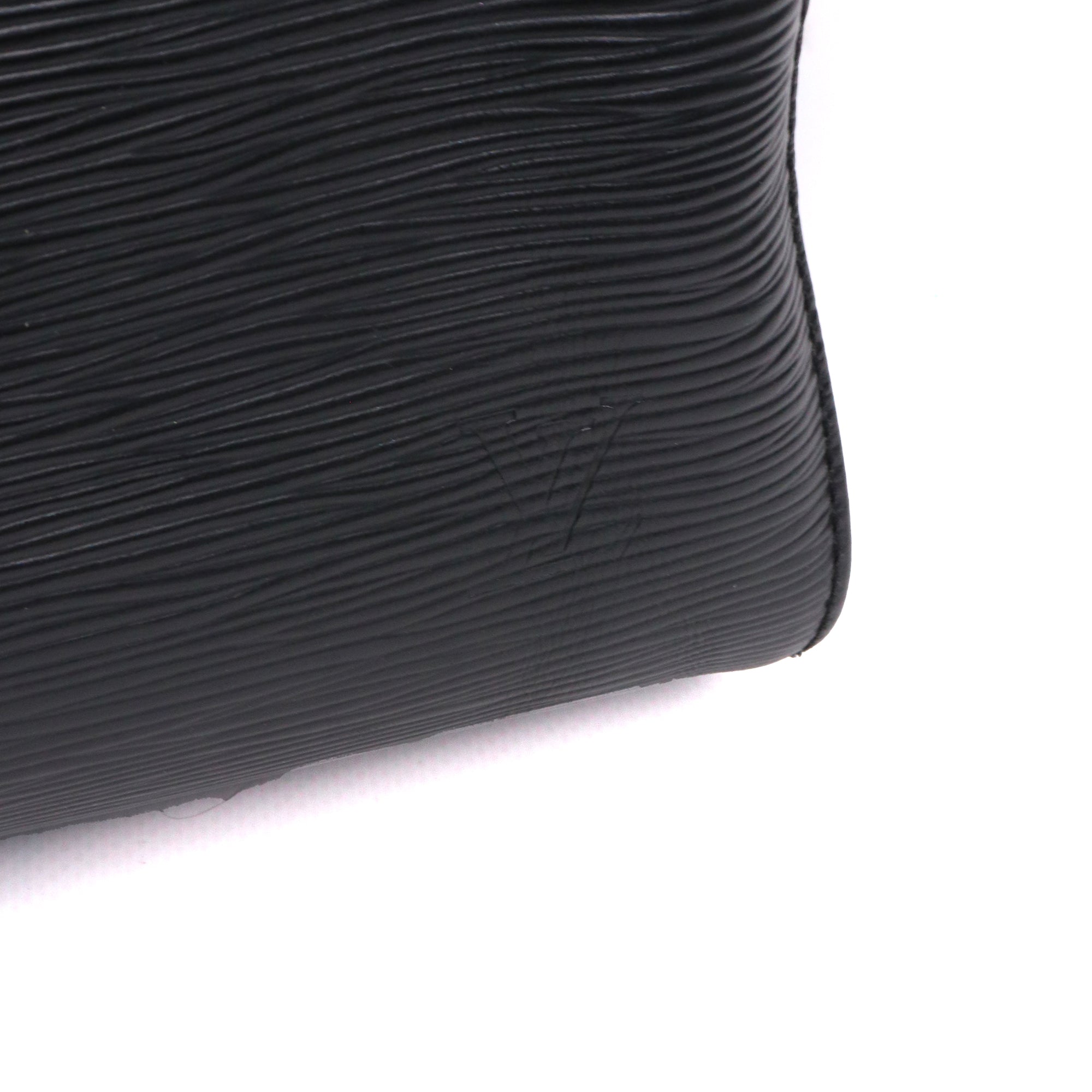 LOUIS VUITTON - Sac à main Speedy 35 Louis Vuitton en cuir épi noir