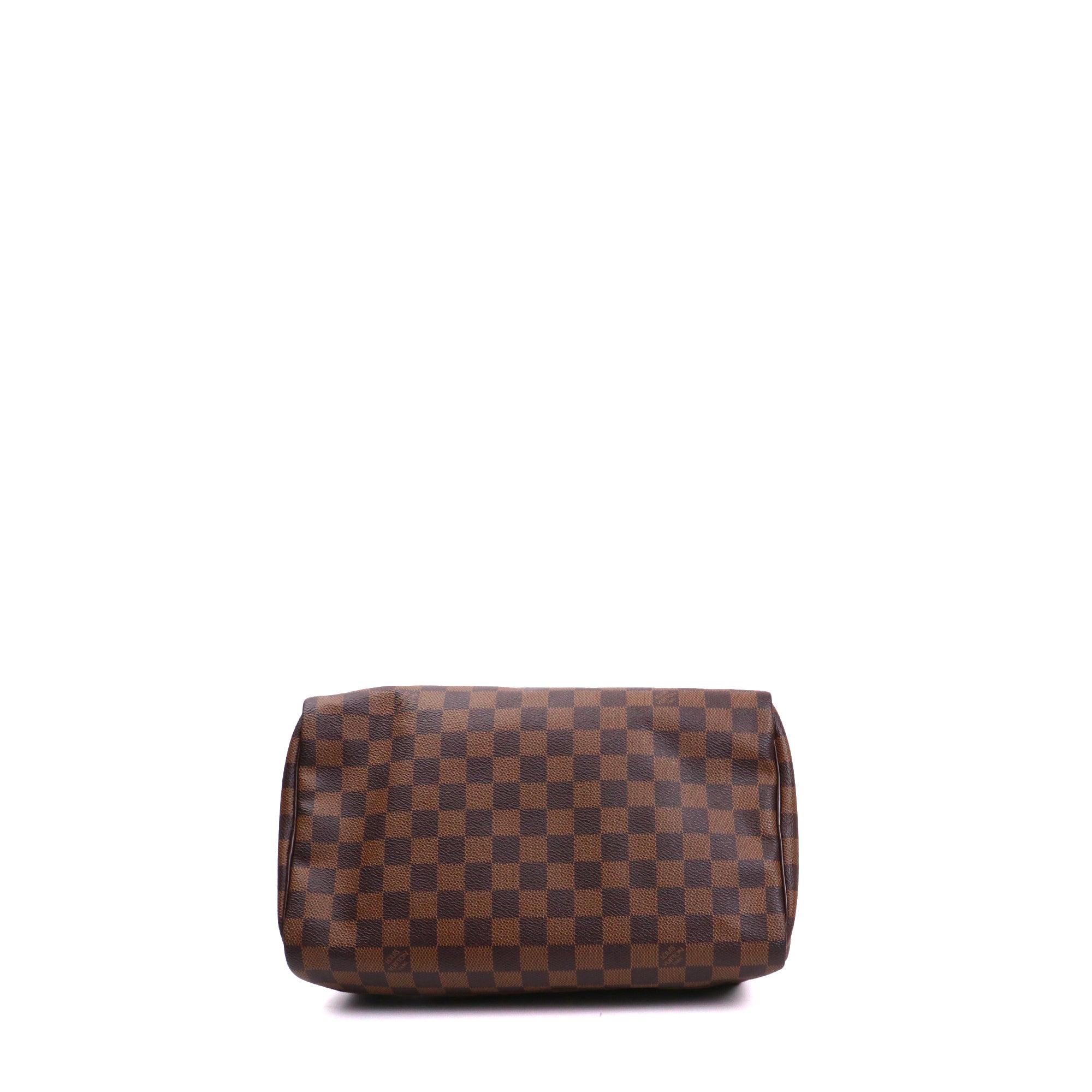 LOUIS VUITTON - Sac à main Speedy 30 Louis Vuitton en toile damier ébène