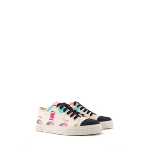 CHANEL - Chanel CC sneakers in multicolored canvas (size 35.5)