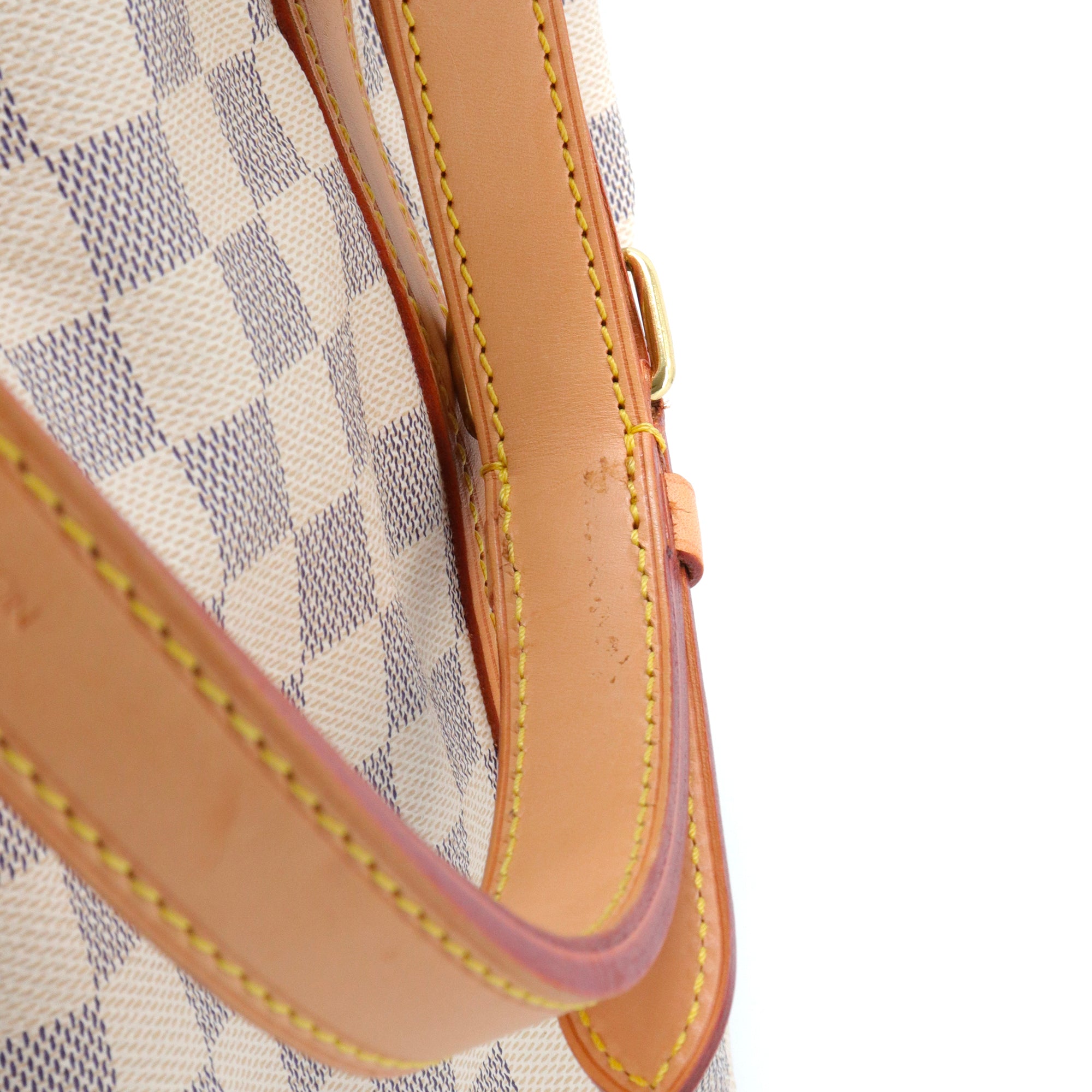 LOUIS VUITTON - Louis Vuitton Noé shoulder bag in azure checkerboard canvas
