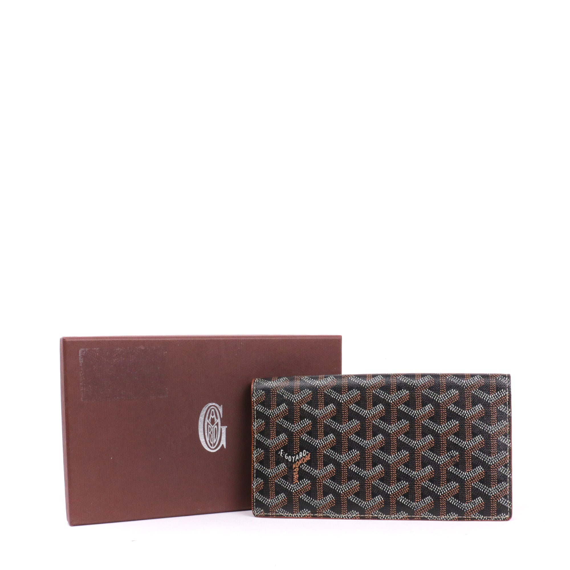 GOYARD - Portefeuille Richelieu Goyard en toile enduite monogrammée