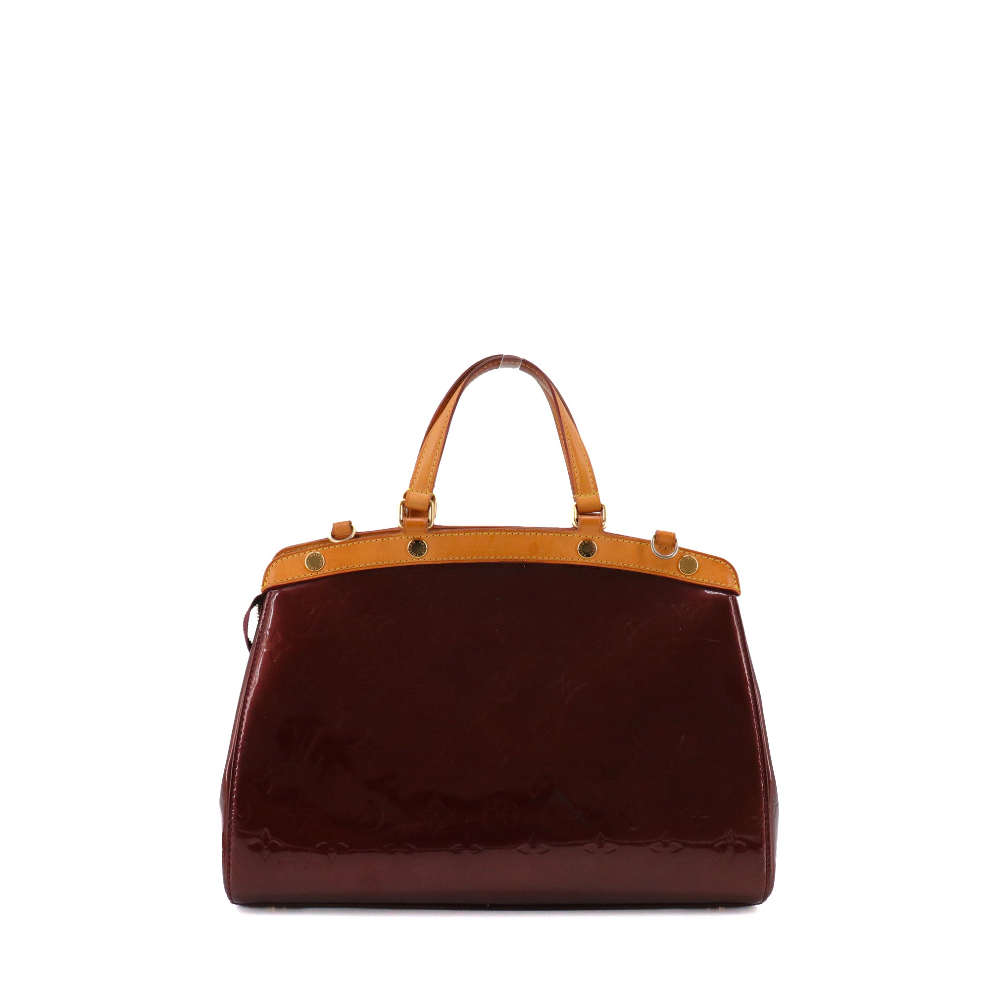 LOUIS VUITTON - Louis Vuitton Brea handbag in vintage burgundy patent leather