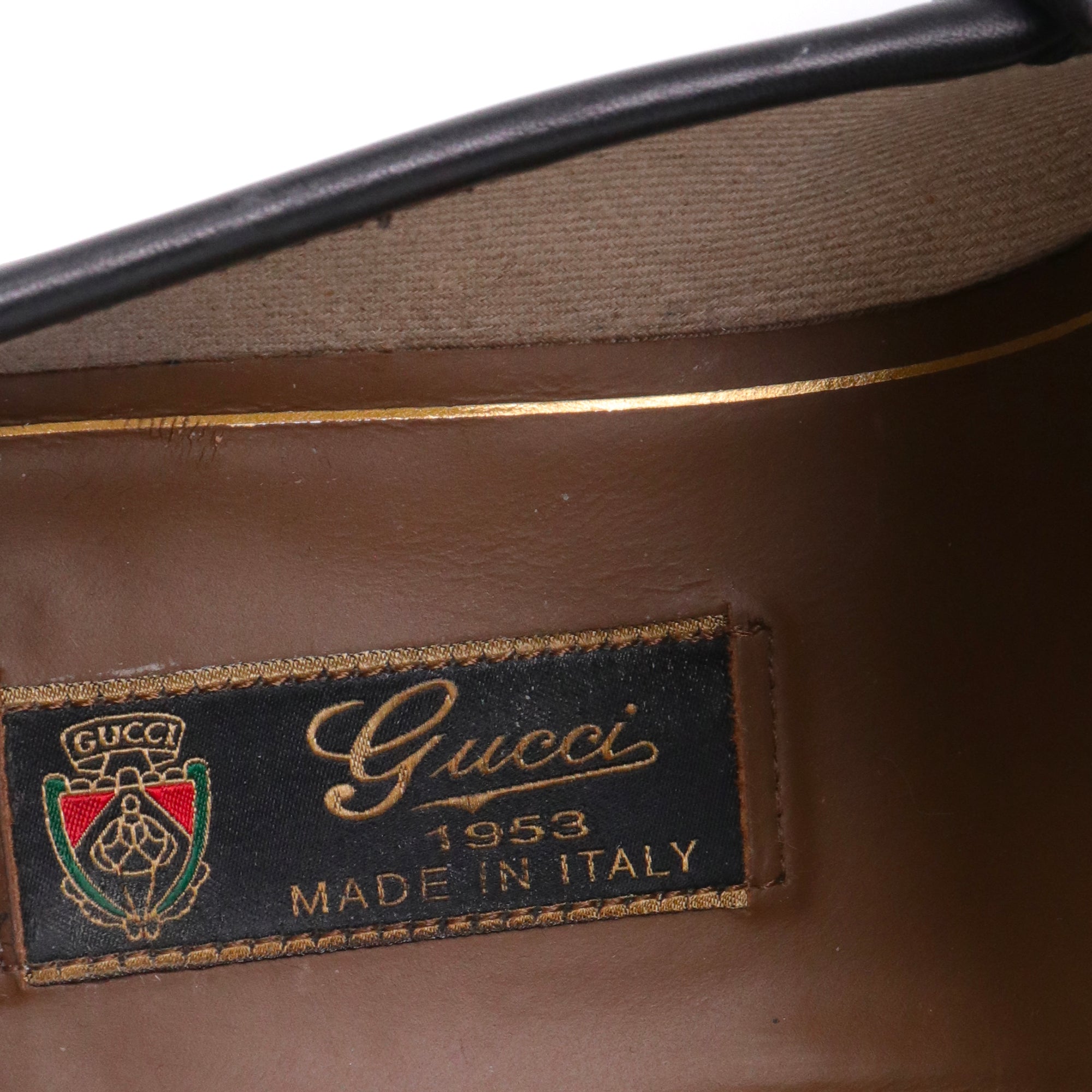 GUCCI - Jordaan loafers in burgundy leather (T37.5)