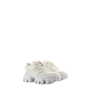 PRADA - Prada Cloudbust Thunder sneakers in white canvas (T37)
