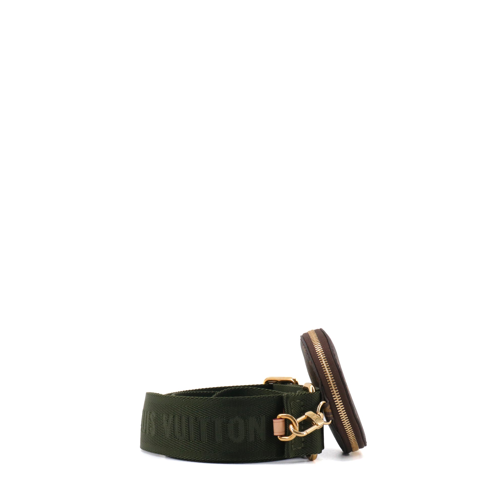 LOUIS VUITTON - Louis Vuitton bag strap in khaki canvas