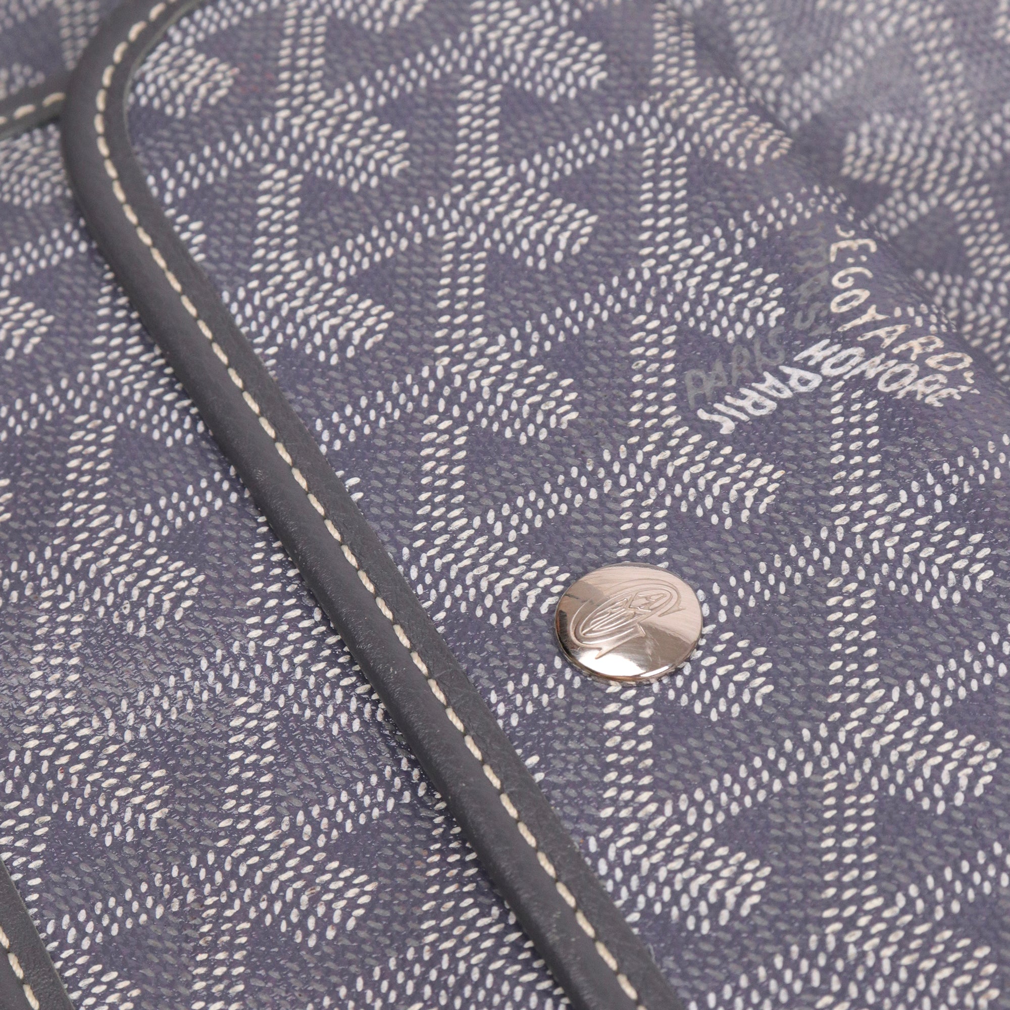 GOYARD - Sac cabas Saint Louis PM Goyard en toile enduite grise